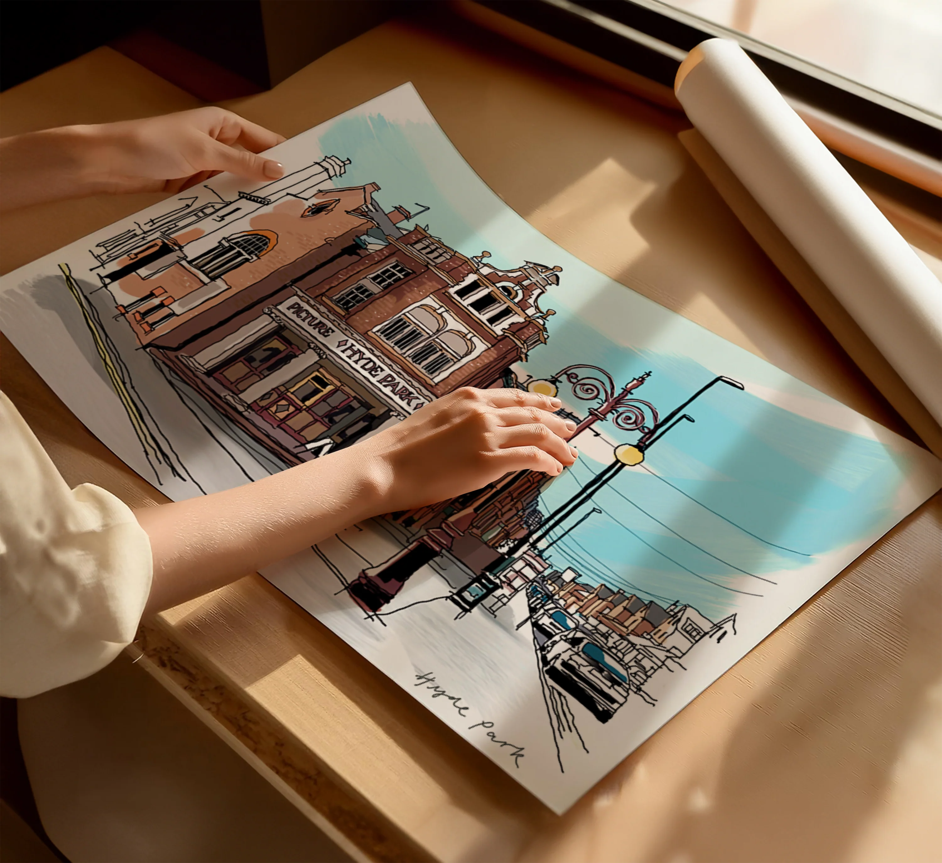 Hyde Park Cinema Leeds Art Print - Image 2