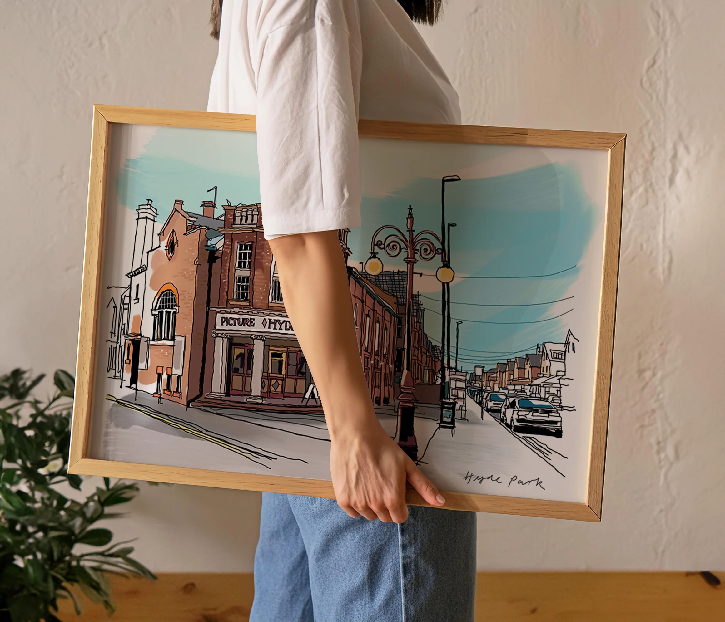 Hyde Park Cinema Leeds Art Print - Image 3