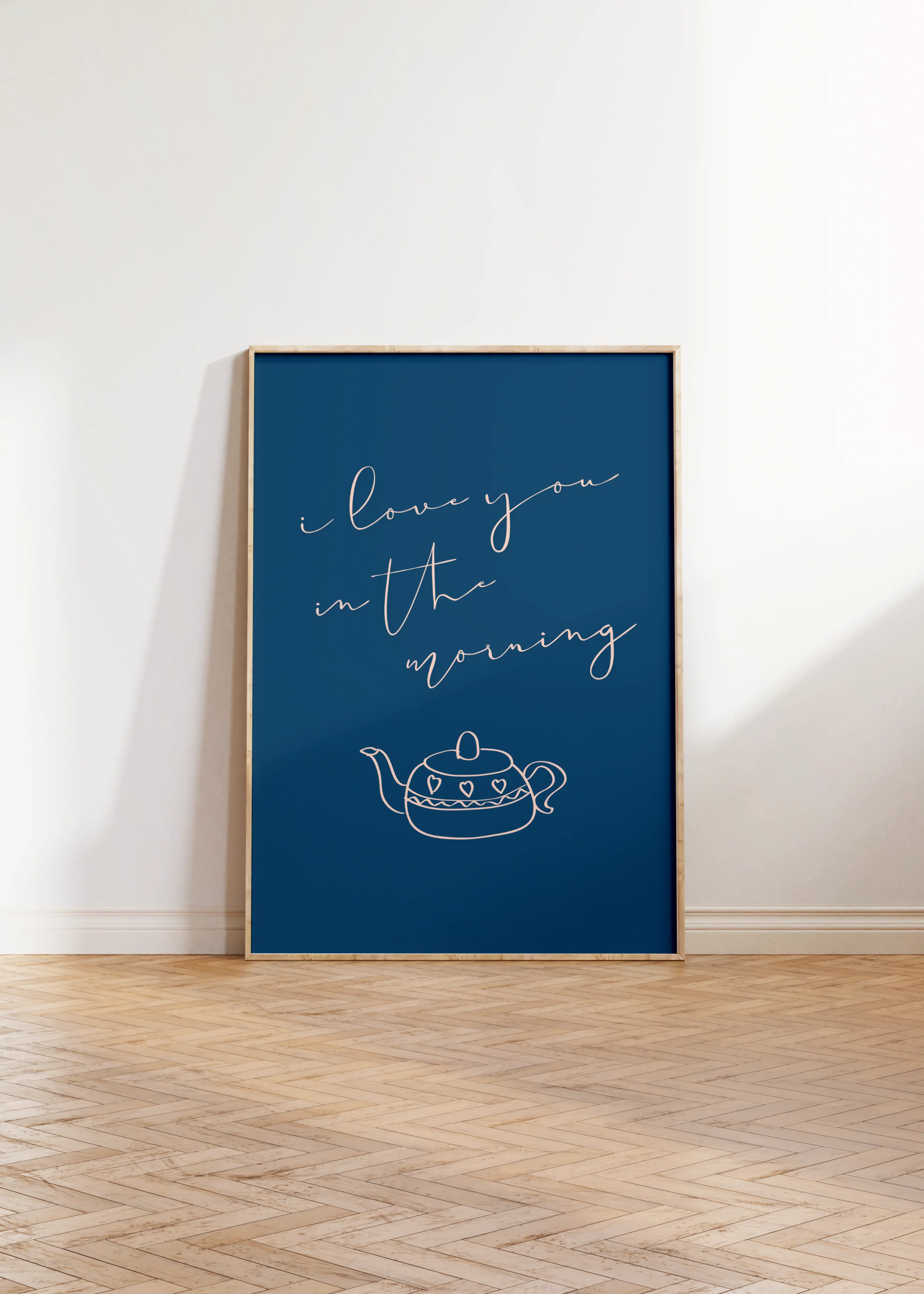 I LOVE YOU IN THE MORNING WALL ART PRINT