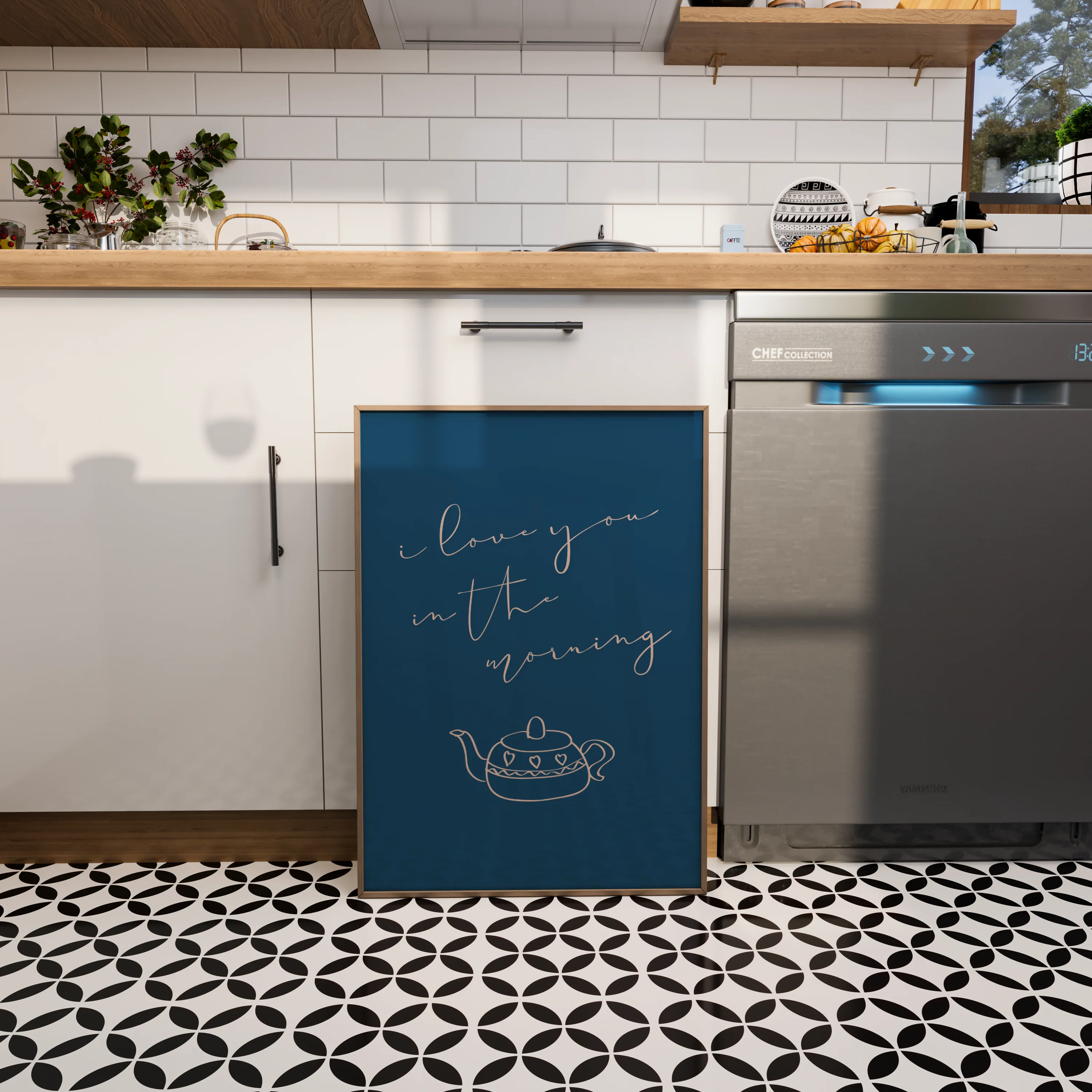 I LOVE YOU IN THE MORNING WALL ART PRINT - Image 3