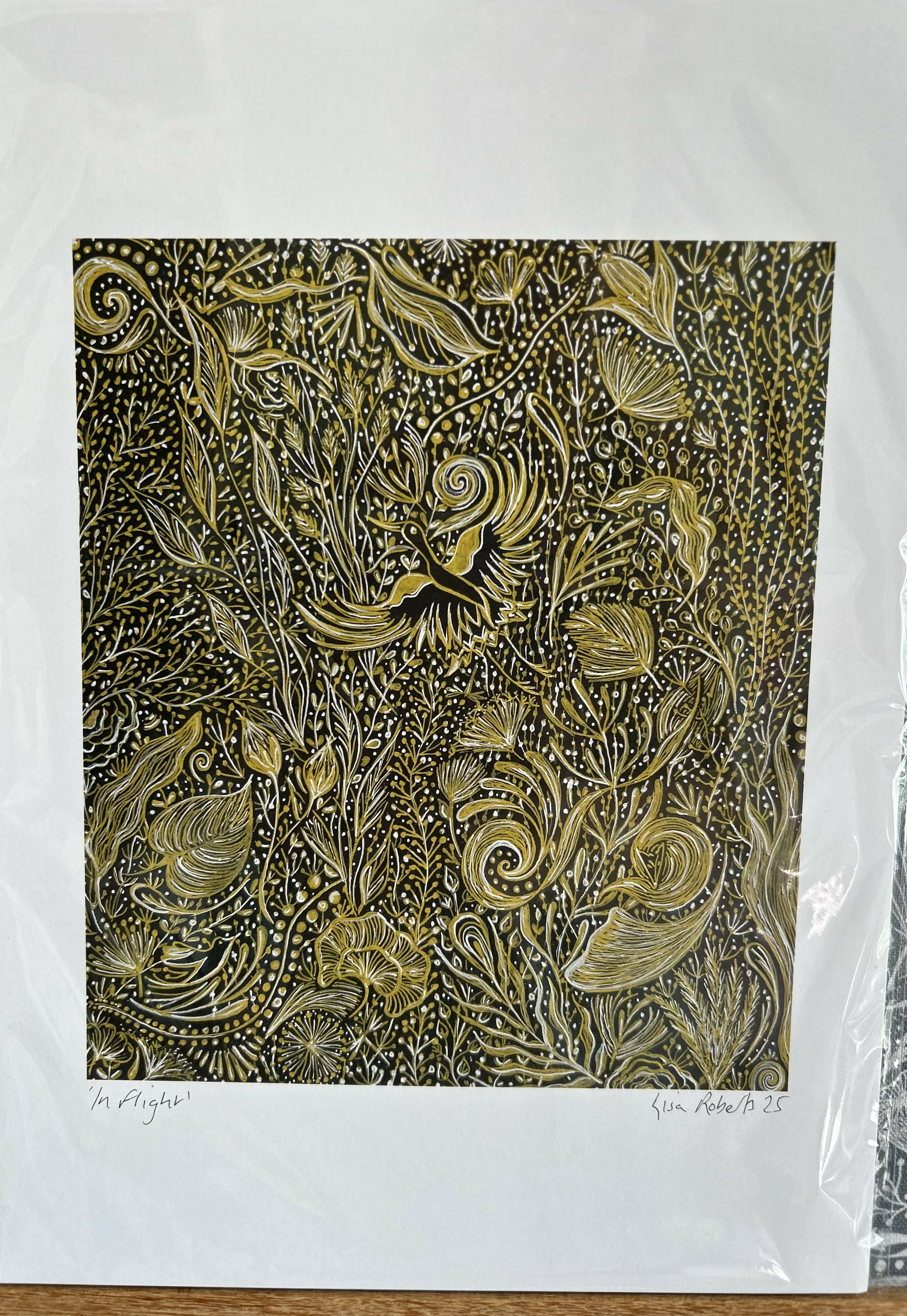 IN FLIGHT A4 Signed Print - Image 2