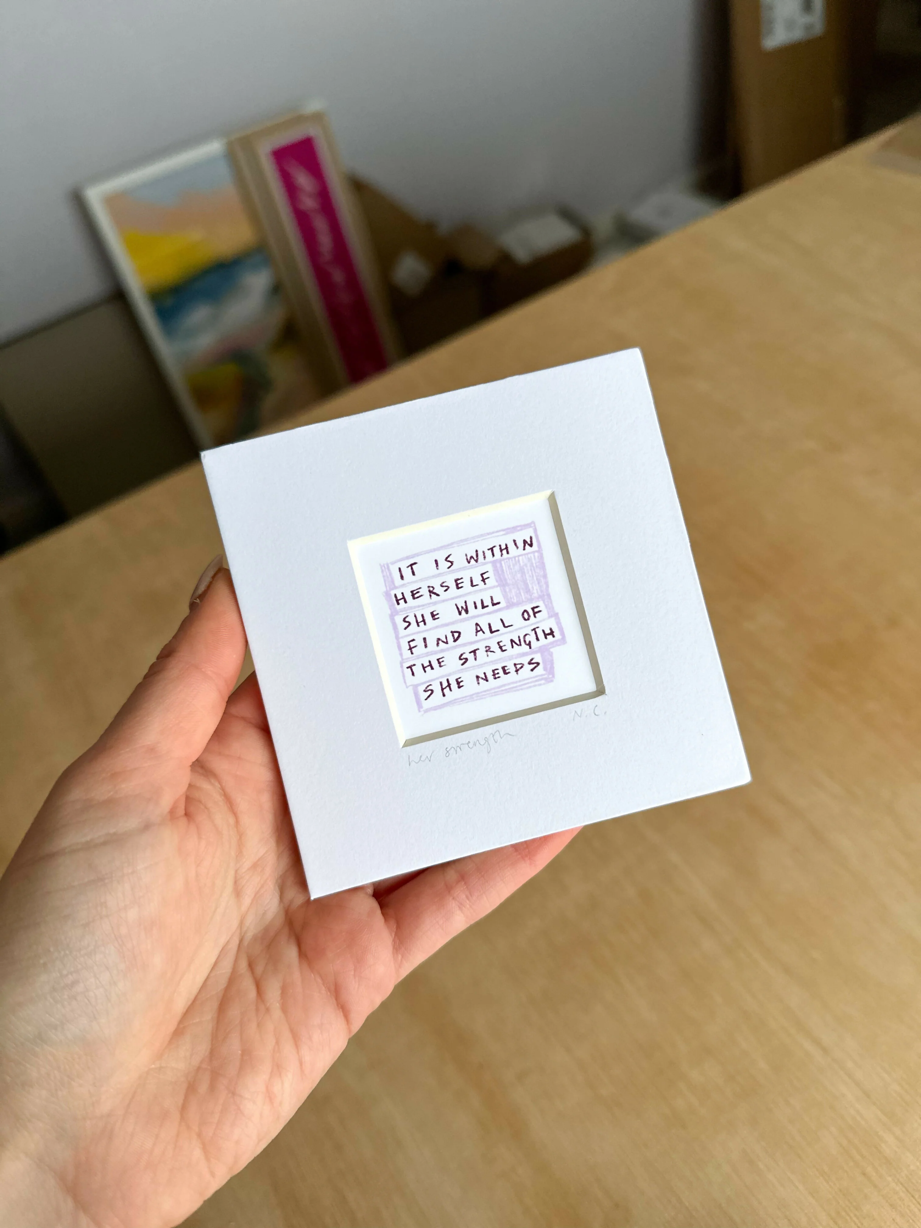 Inner Strength Mini Print - Image 2