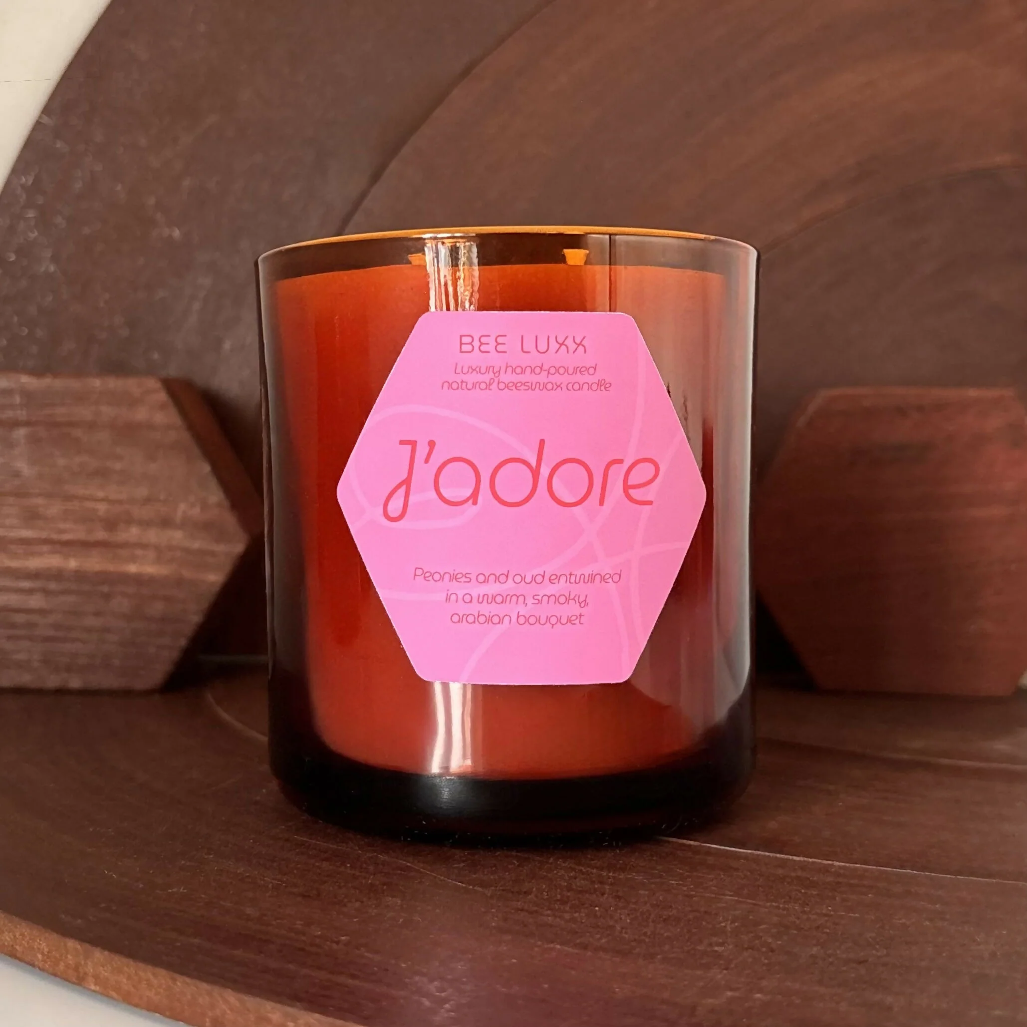 J’adore - Scented 100% Beeswax Candle - Image 7