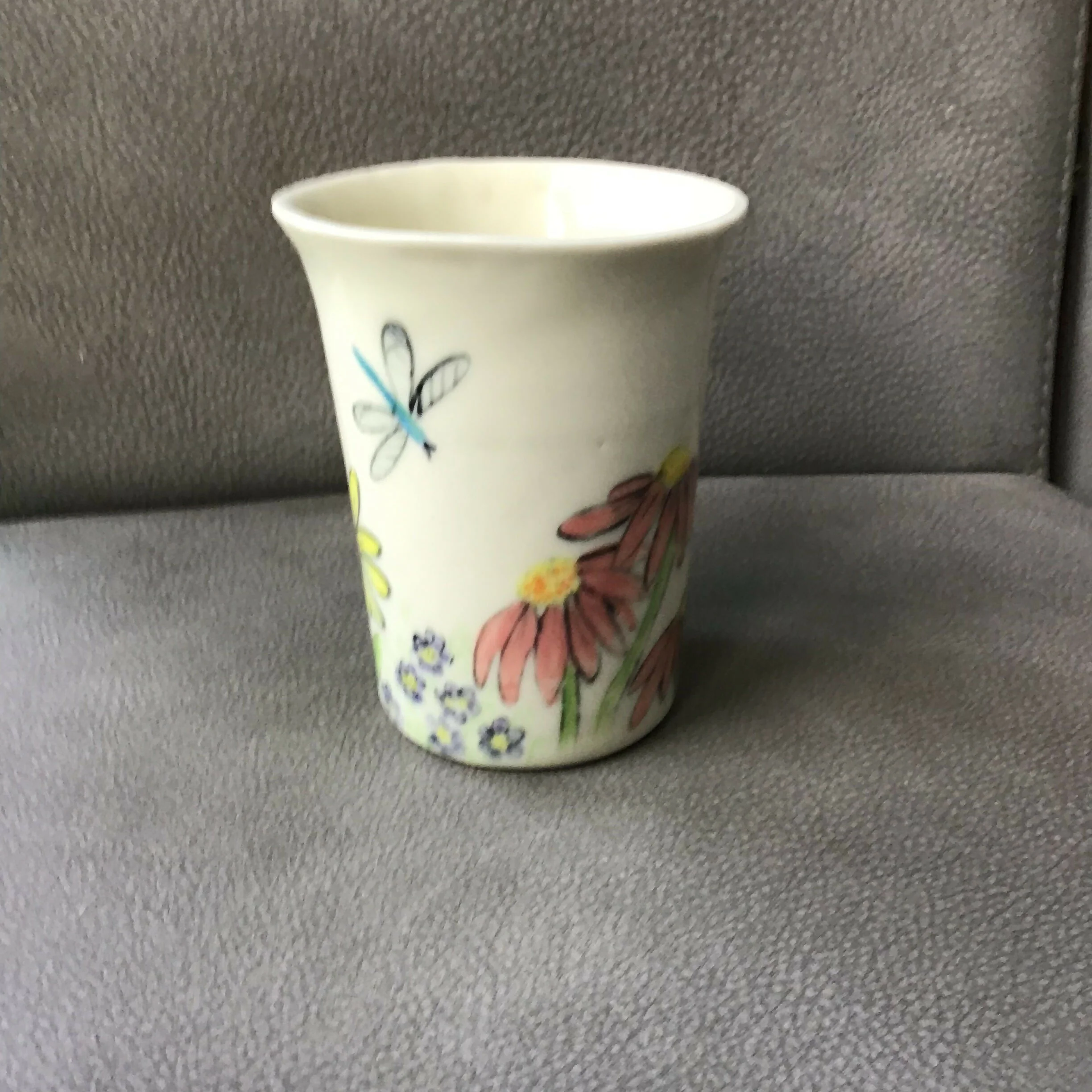 Summer meadow Handpainted Pot - Image 3