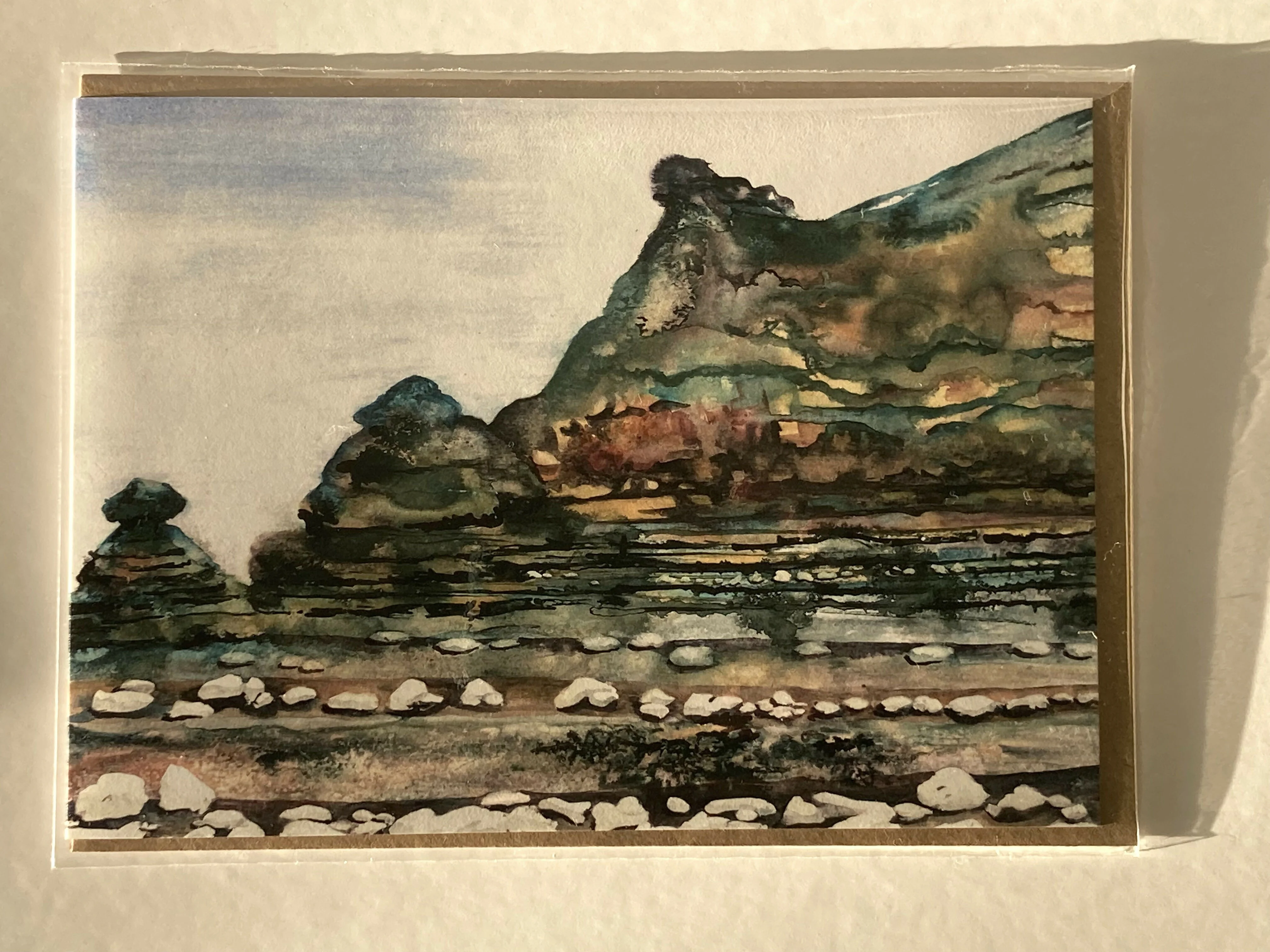 Jurassic Landscape - Greetings Card