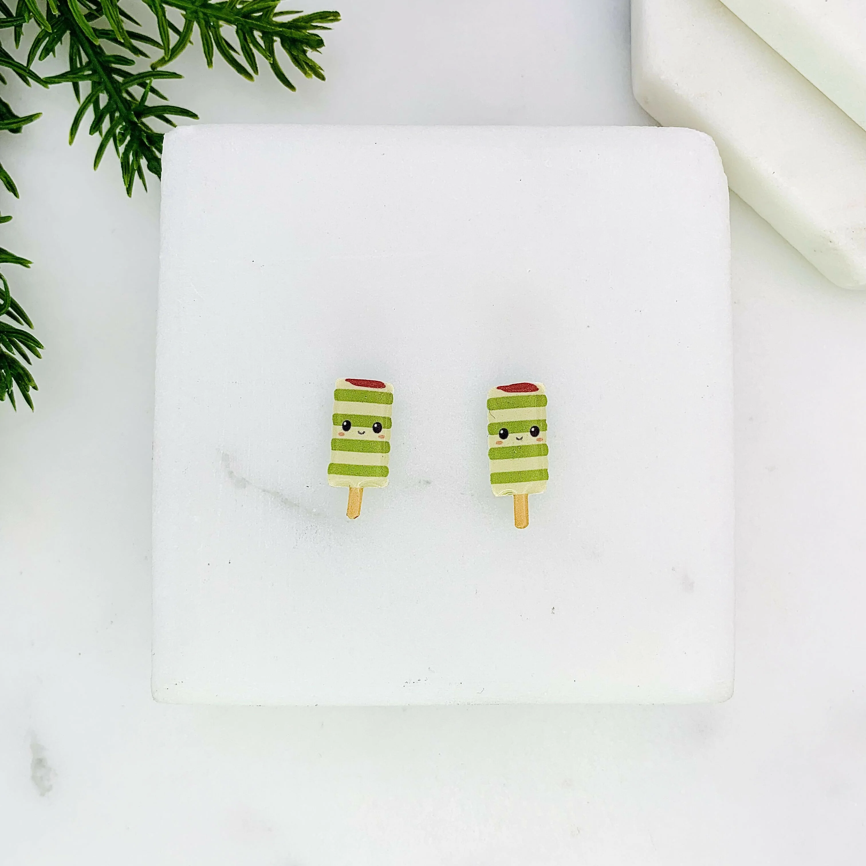 Kawaii Ice Lolly 1 Stud Earrings - Image 2