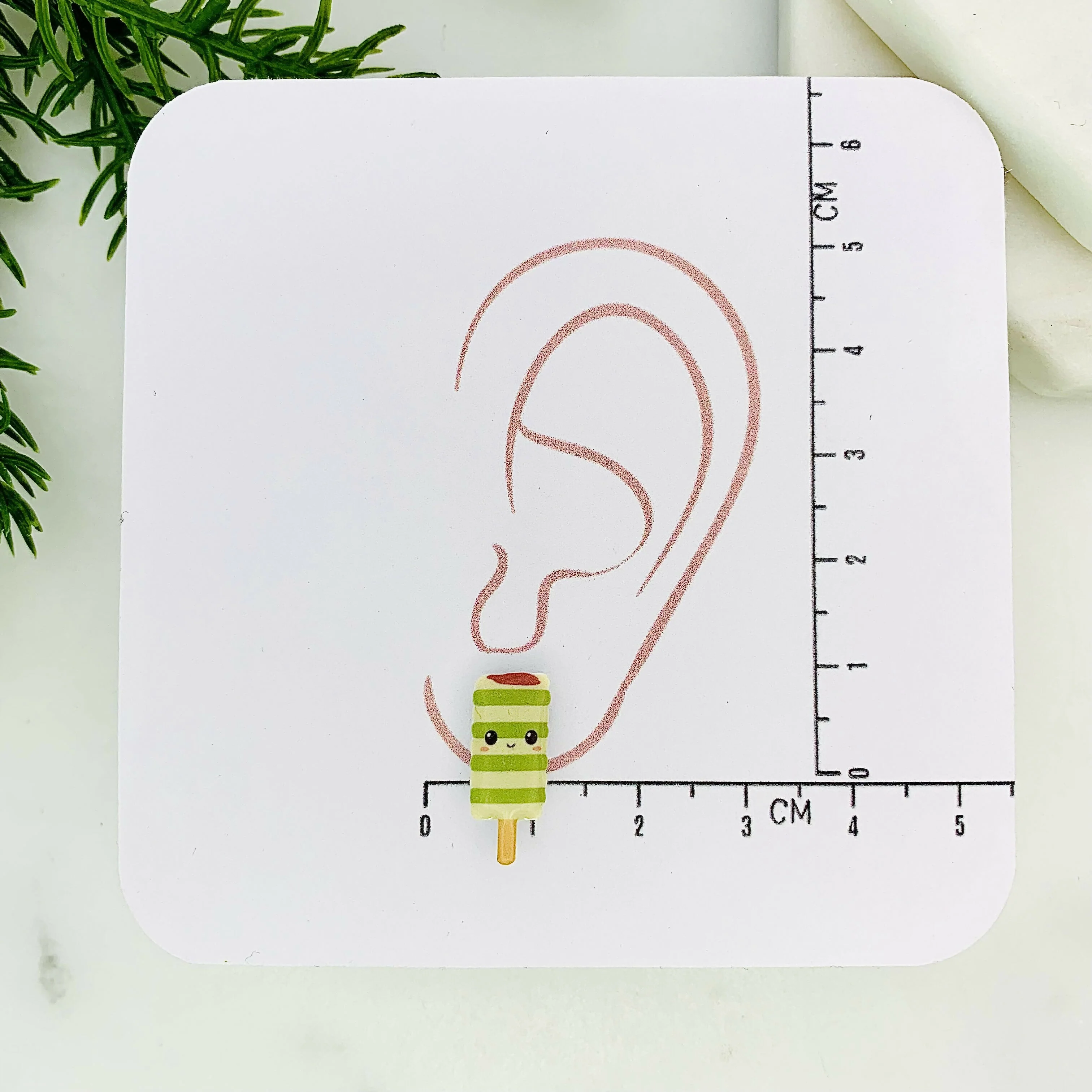Kawaii Ice Lolly 1 Stud Earrings - Image 3