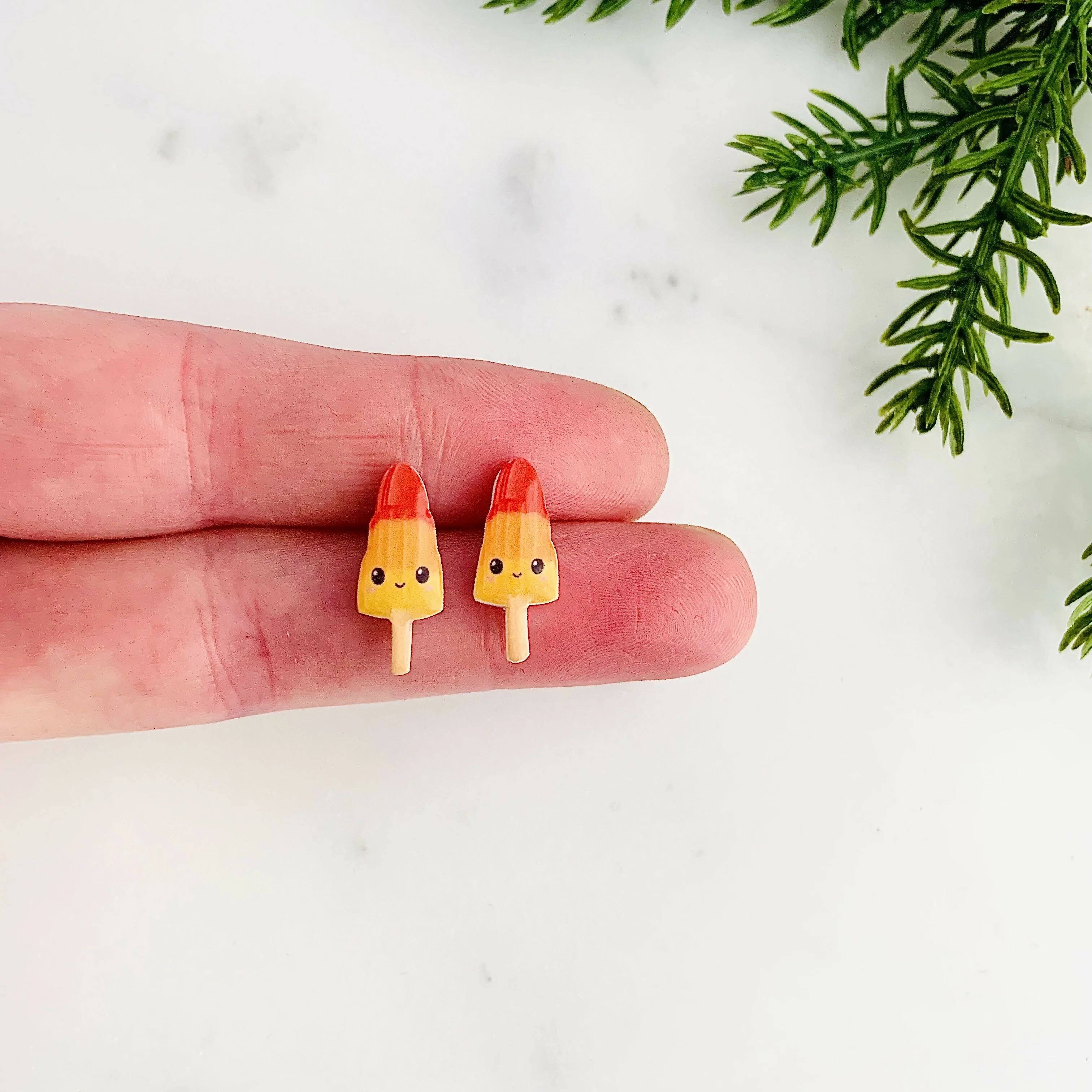 Kawaii Style Ice Lolly 2 Stud Earrings - Image 5