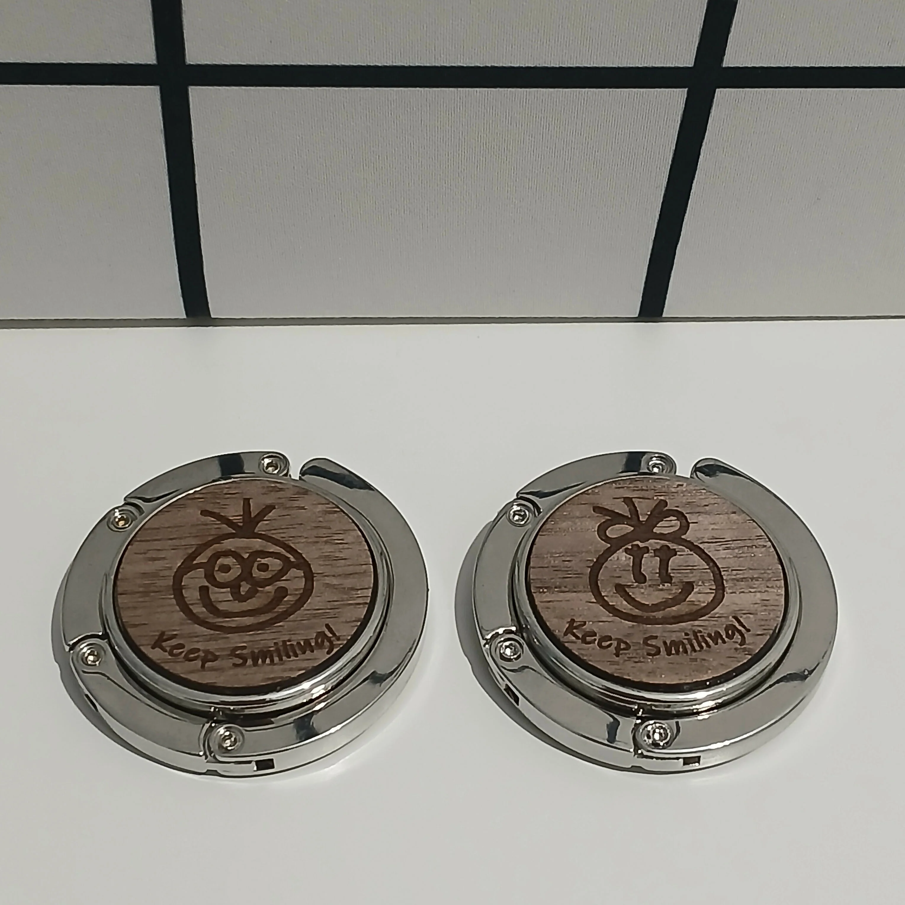 Keep Smiling Girl and Boy Bag Hanger Set