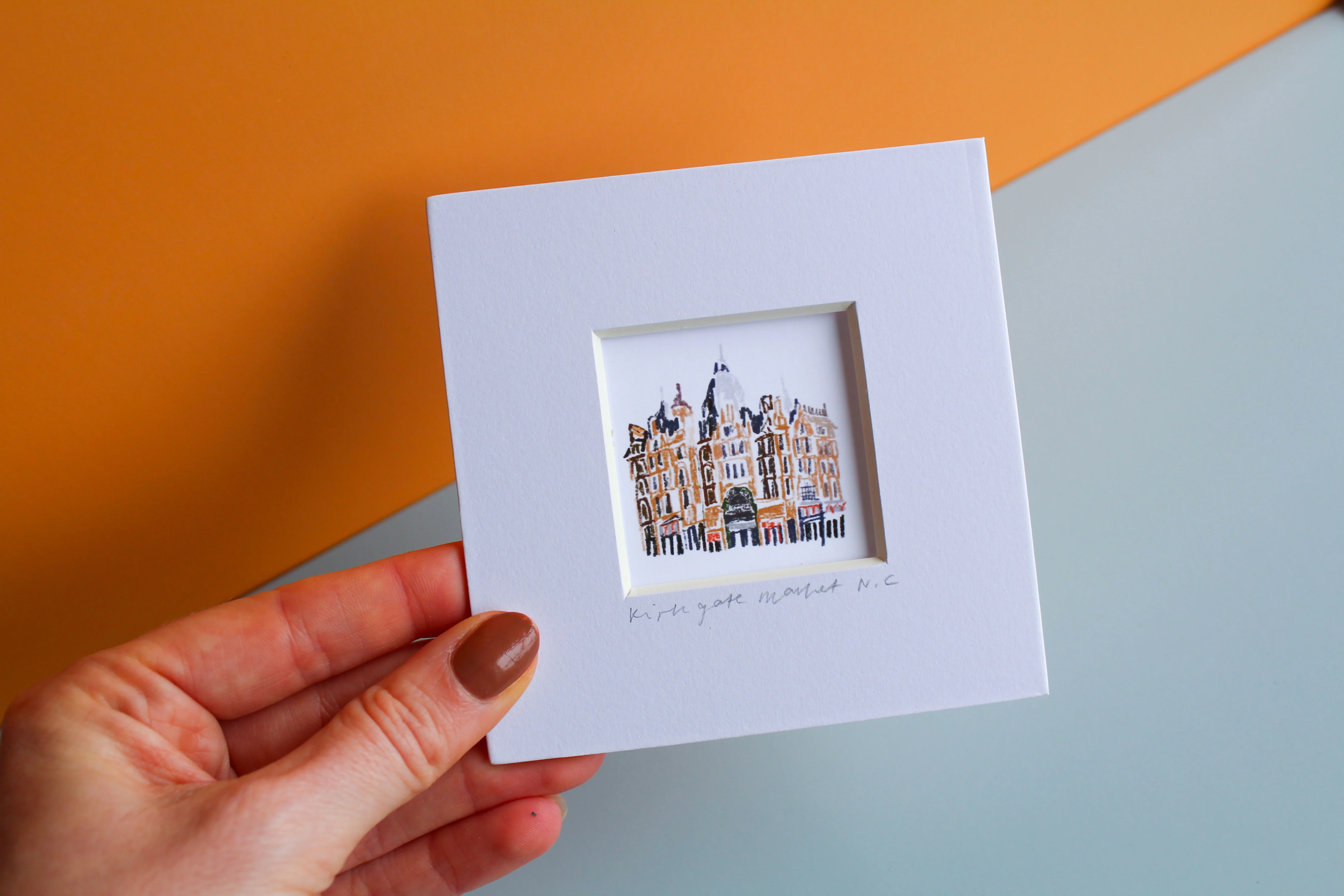 Kirkgate Market Mini Print - Image 3