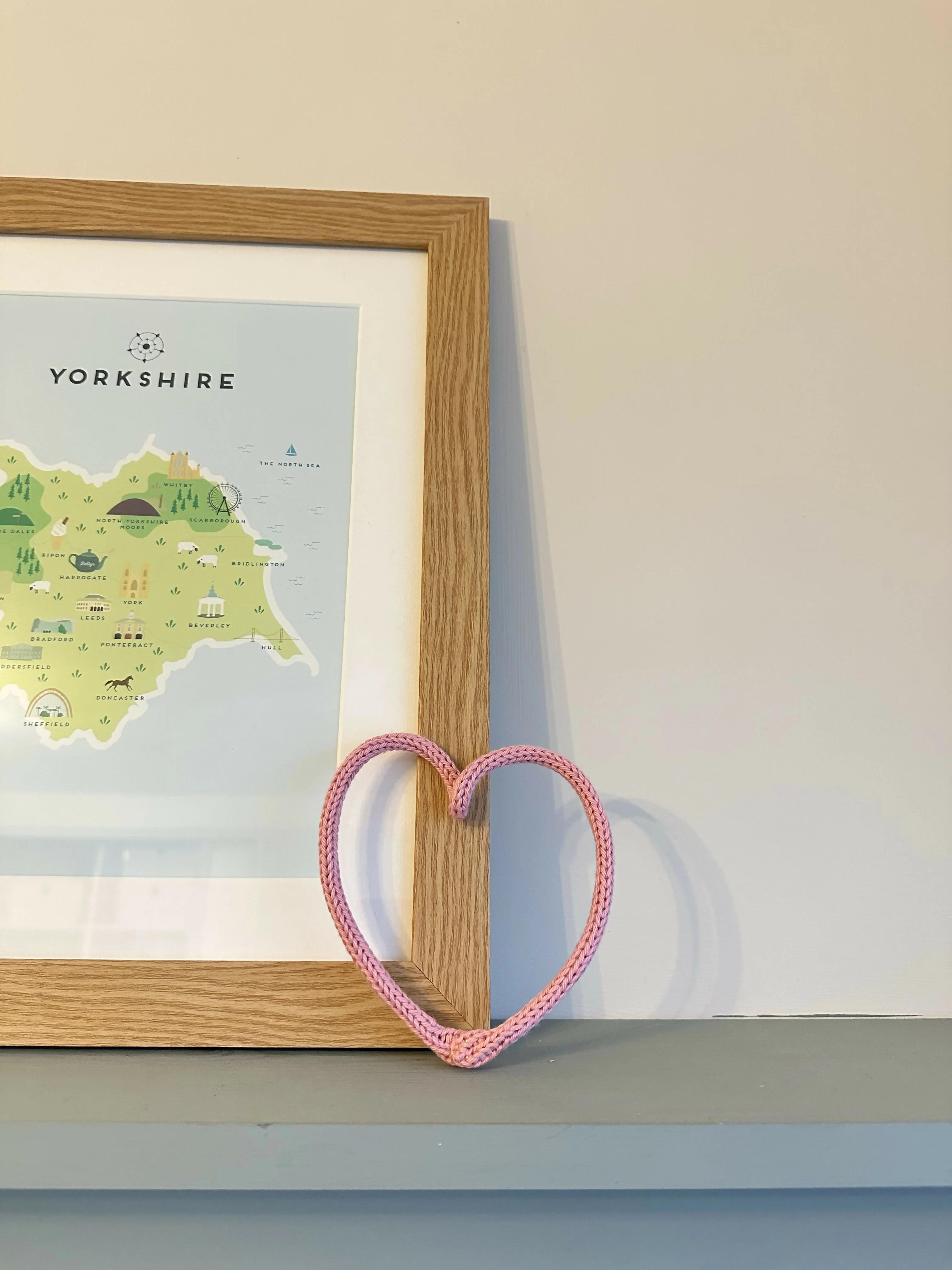Knitted Wire Heart Decoration - Mini - Image 7