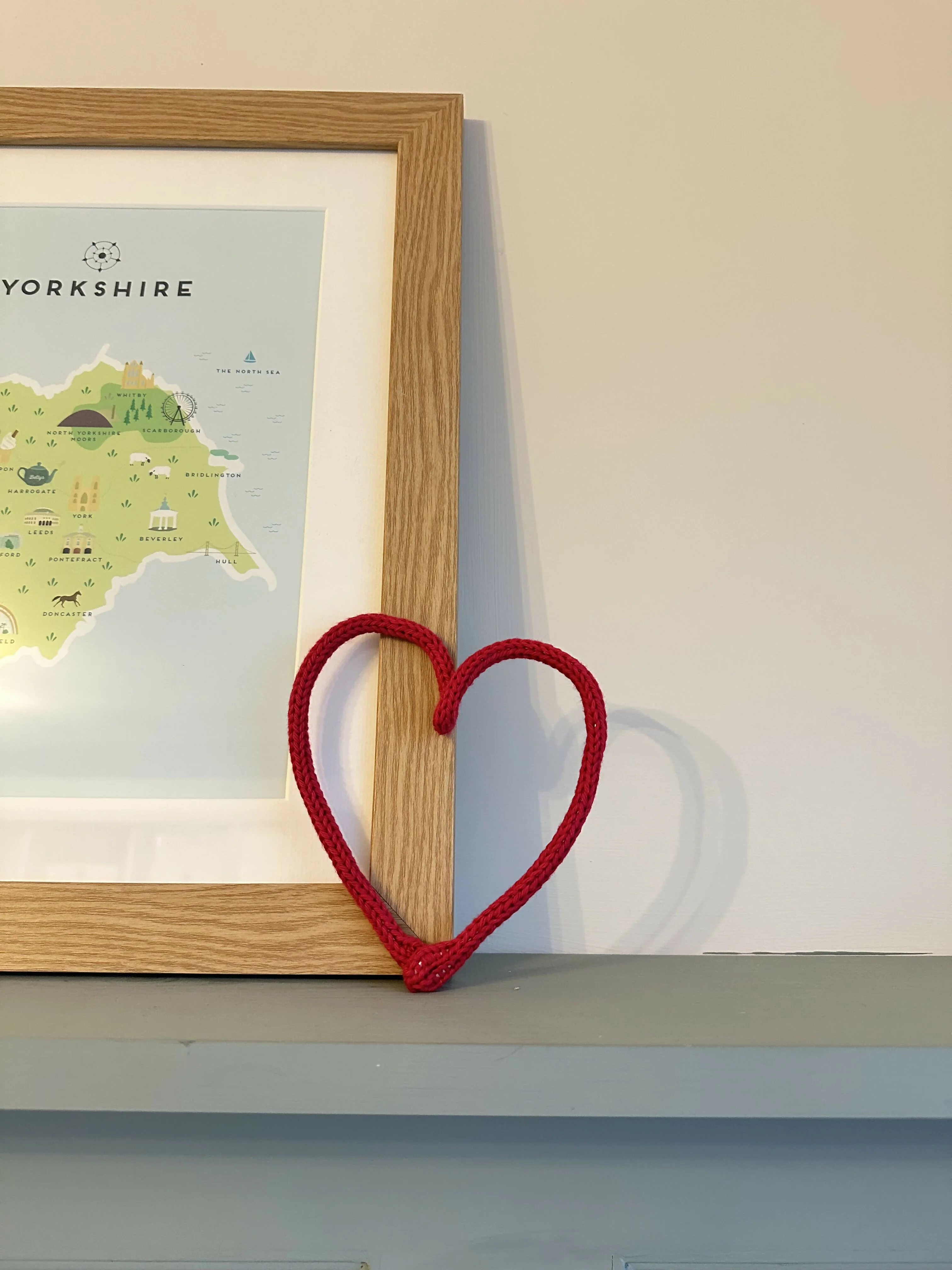Knitted Wire Heart Decoration - Mini - Image 8