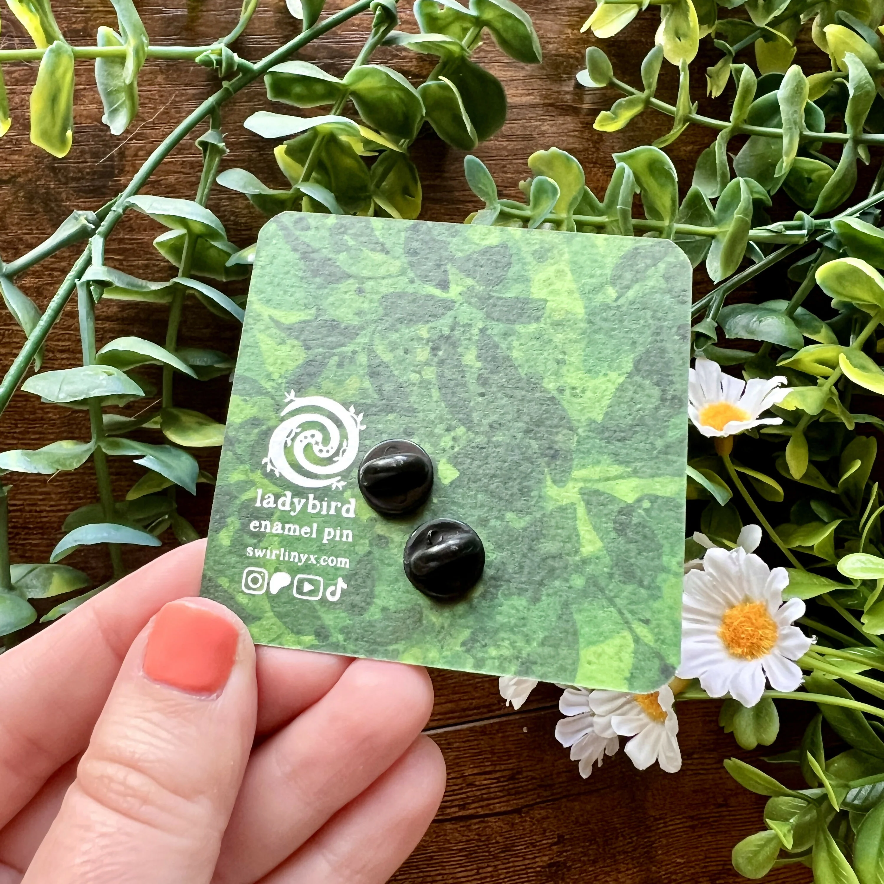 Ladybird Enamel Pin - Image 3