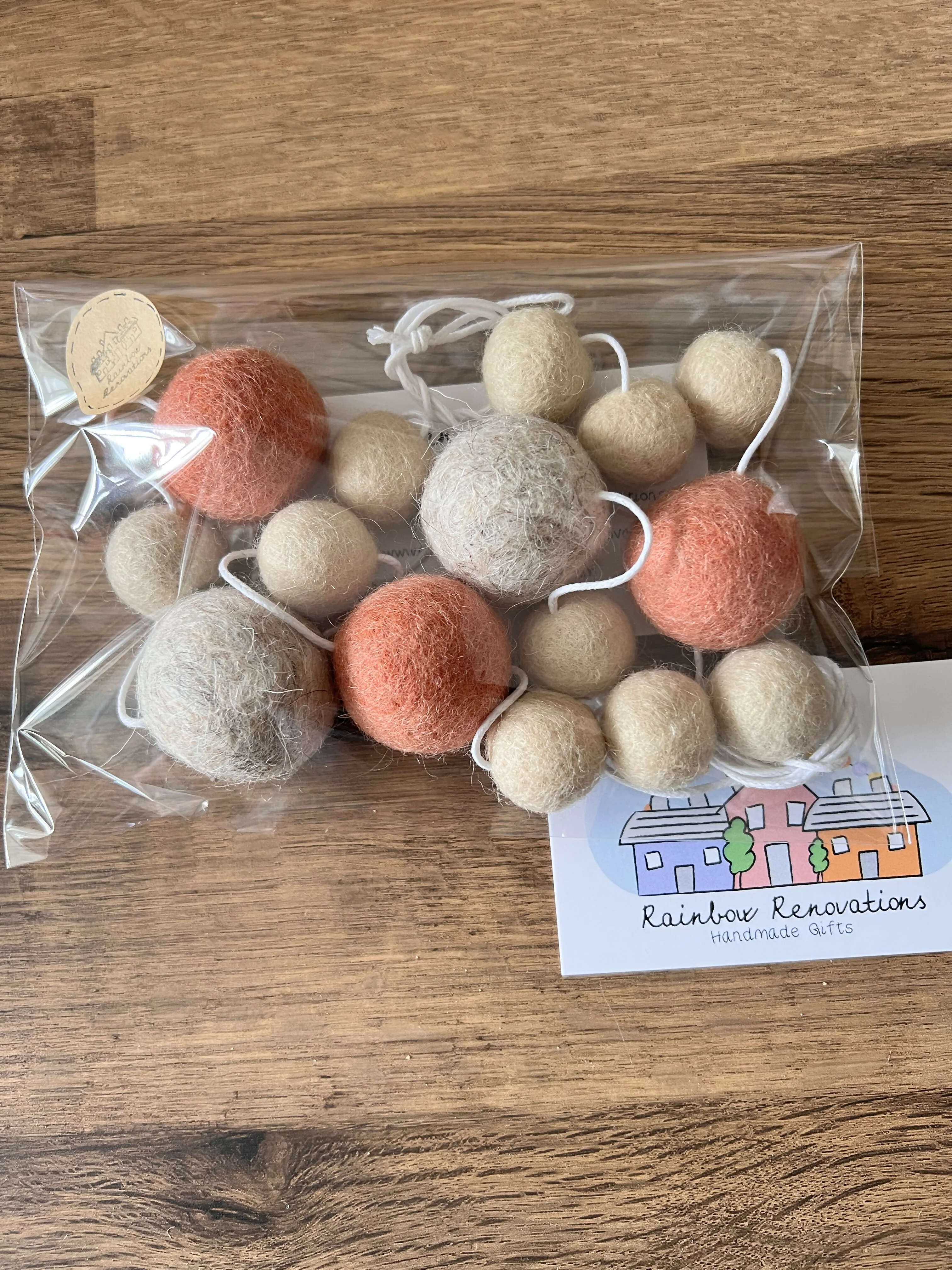 Large Feltball Garland - Image 2