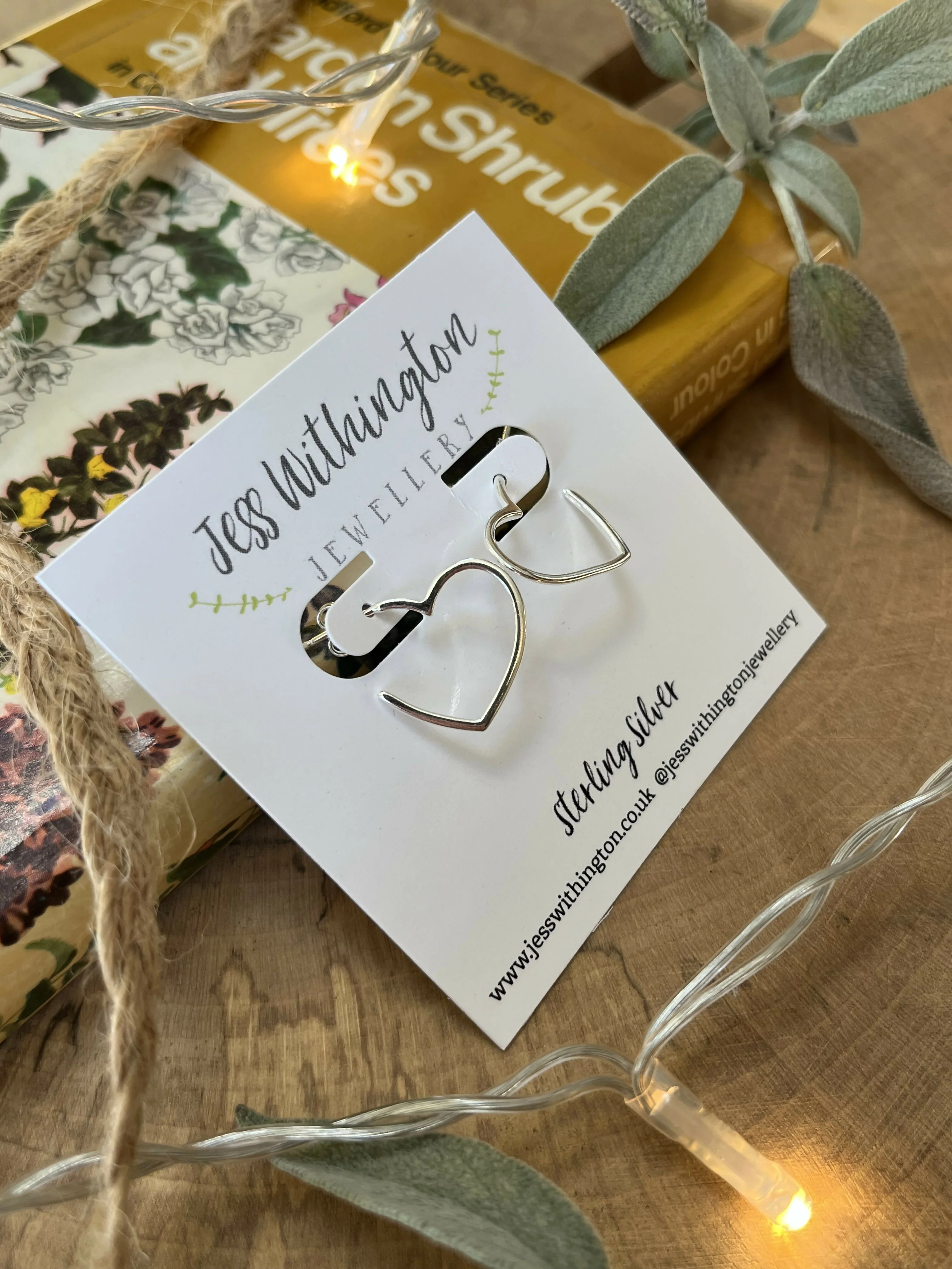 Large Heart Hoops - Image 2