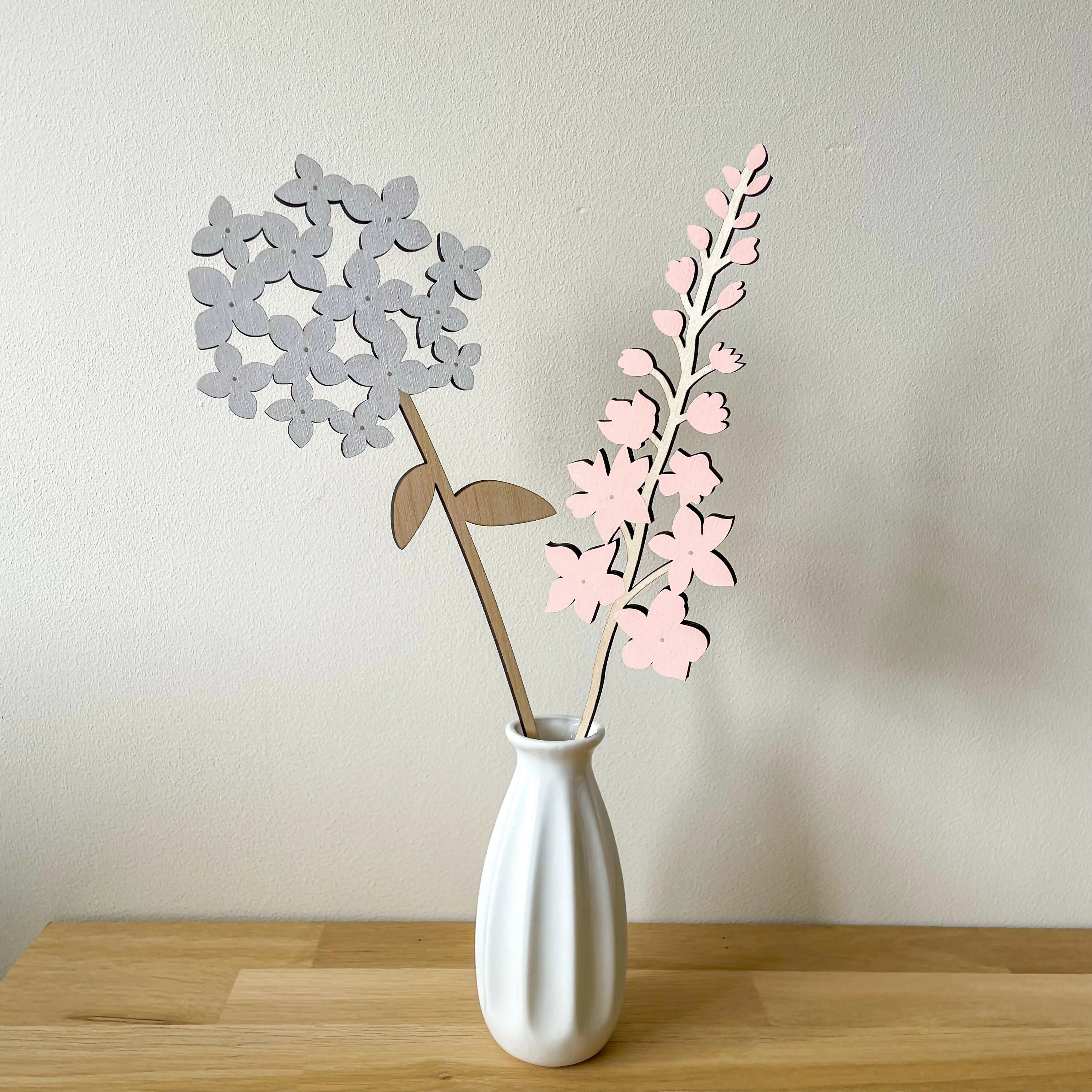 Large Wooden Delphinium - Image 2