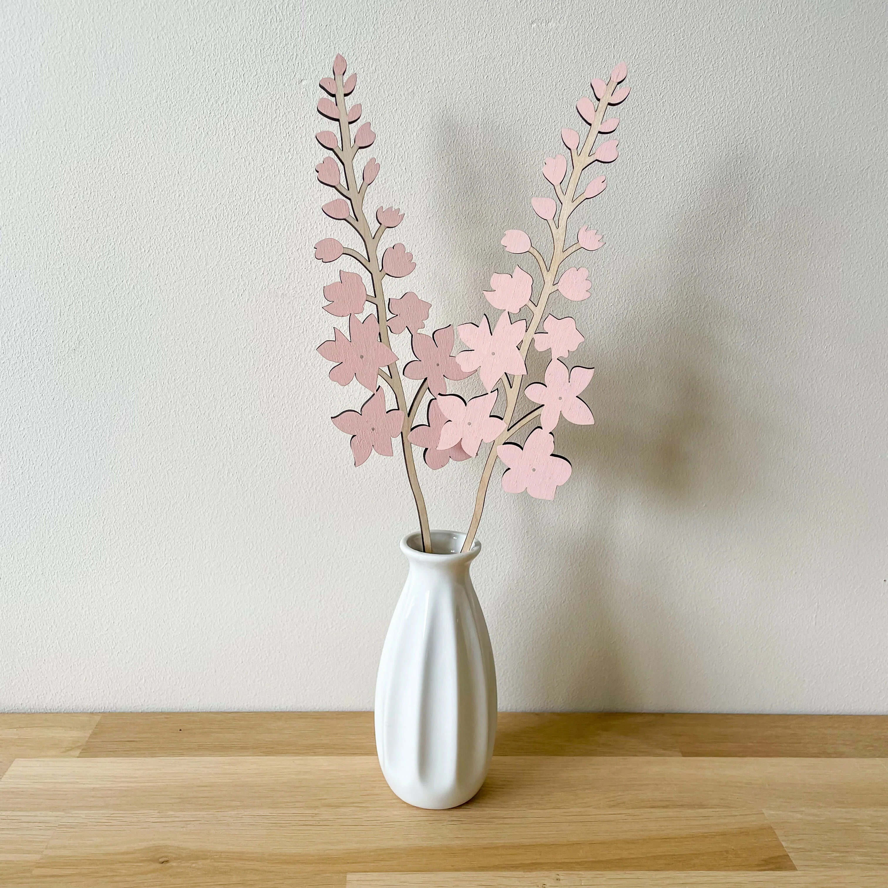 Large Wooden Delphinium - Image 3
