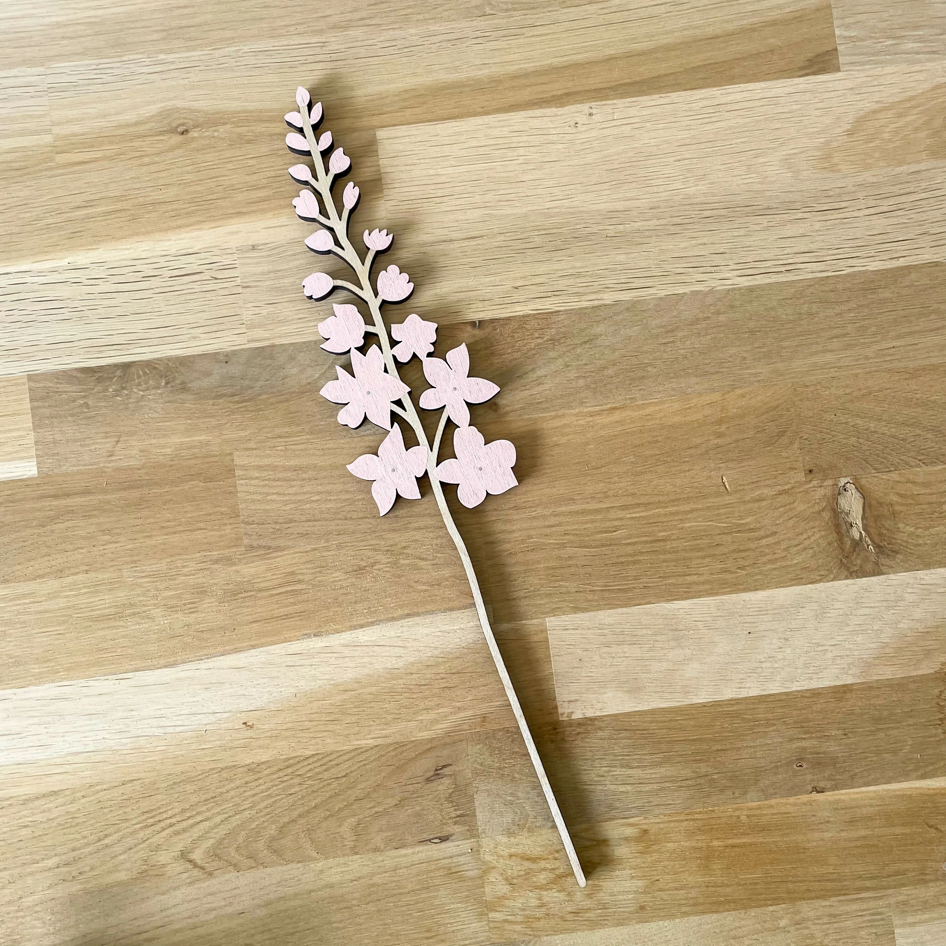 Large Wooden Delphinium - Image 4