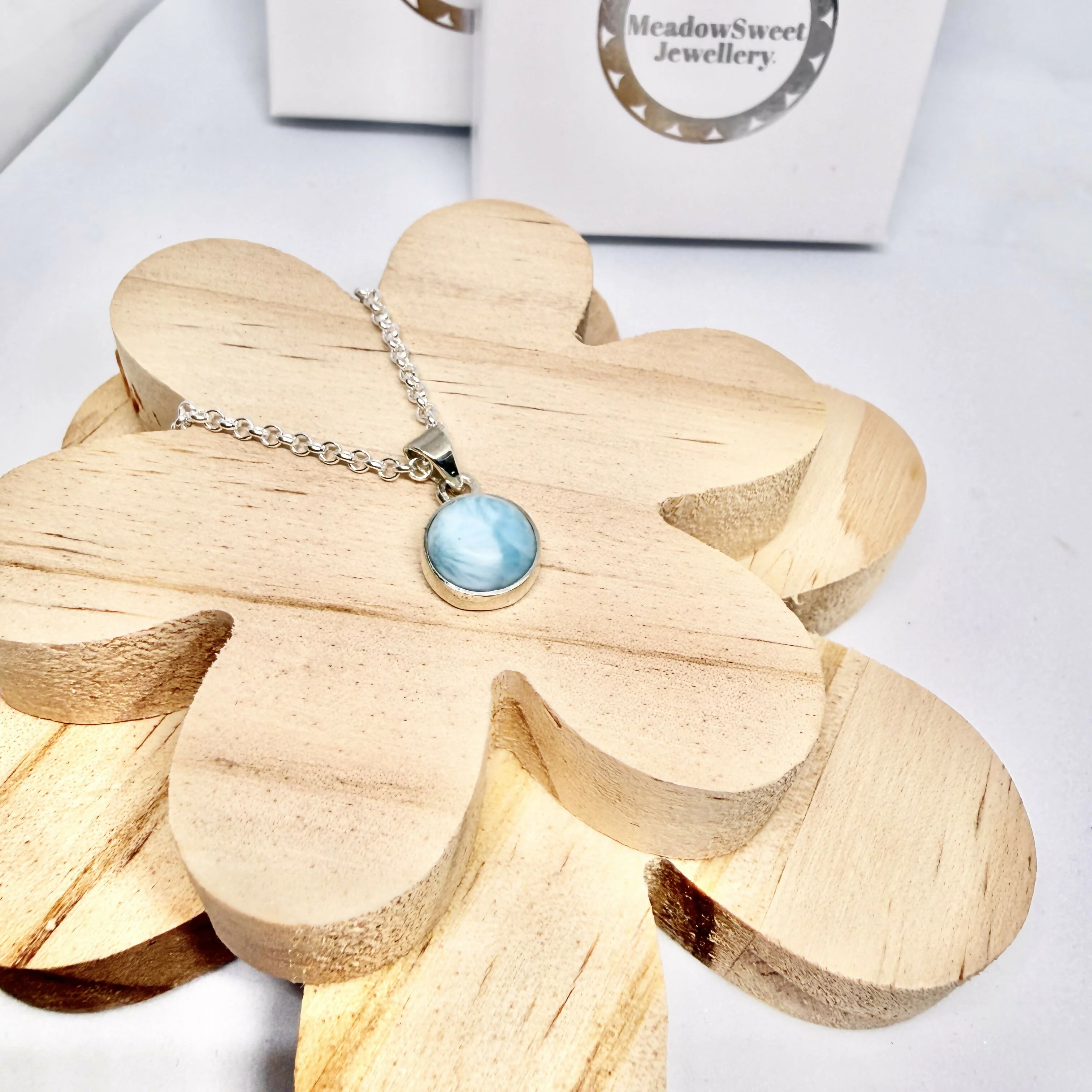 LARIMAR ROUND NECKLACE - Image 2