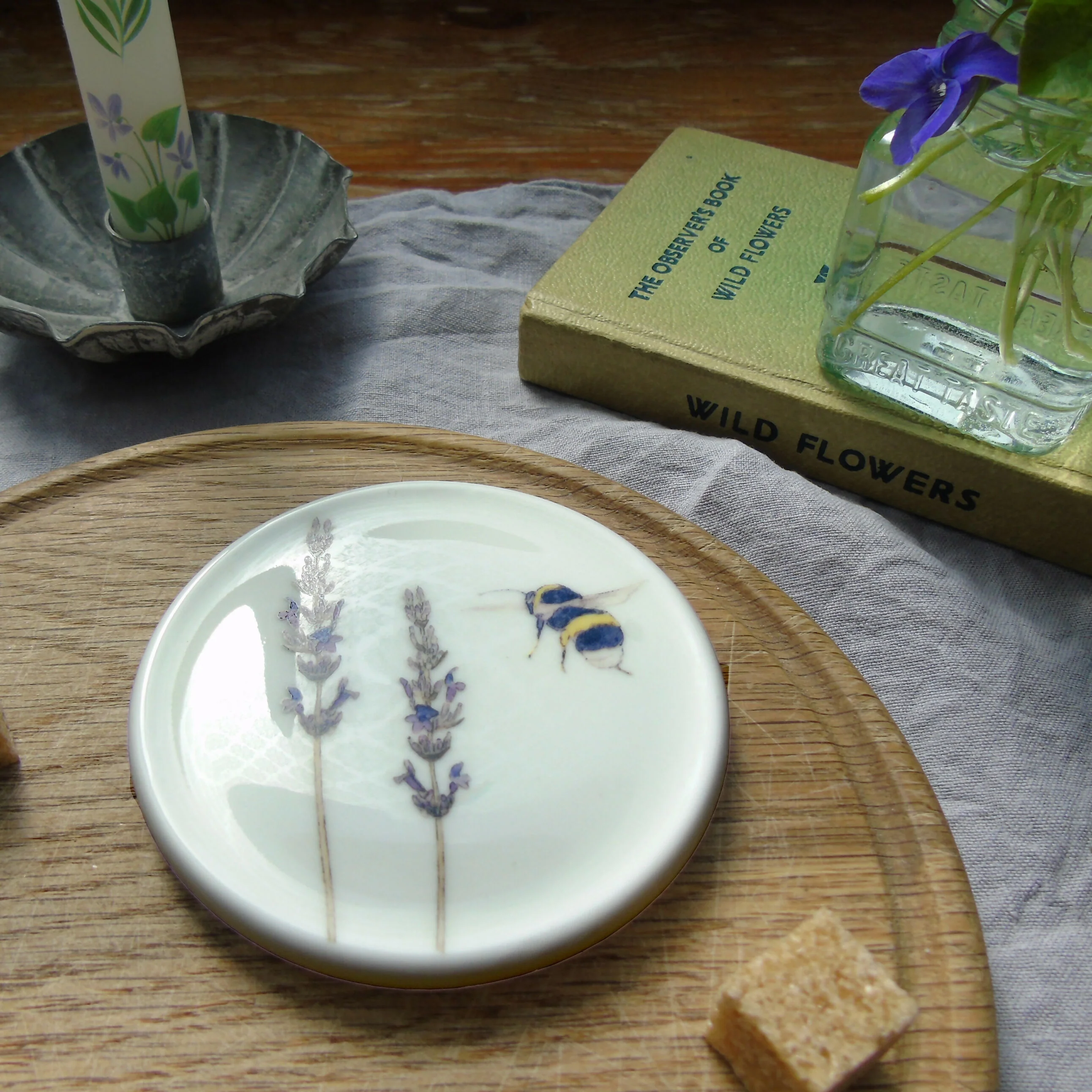 Lavender and Bee Coaster - Image 2
