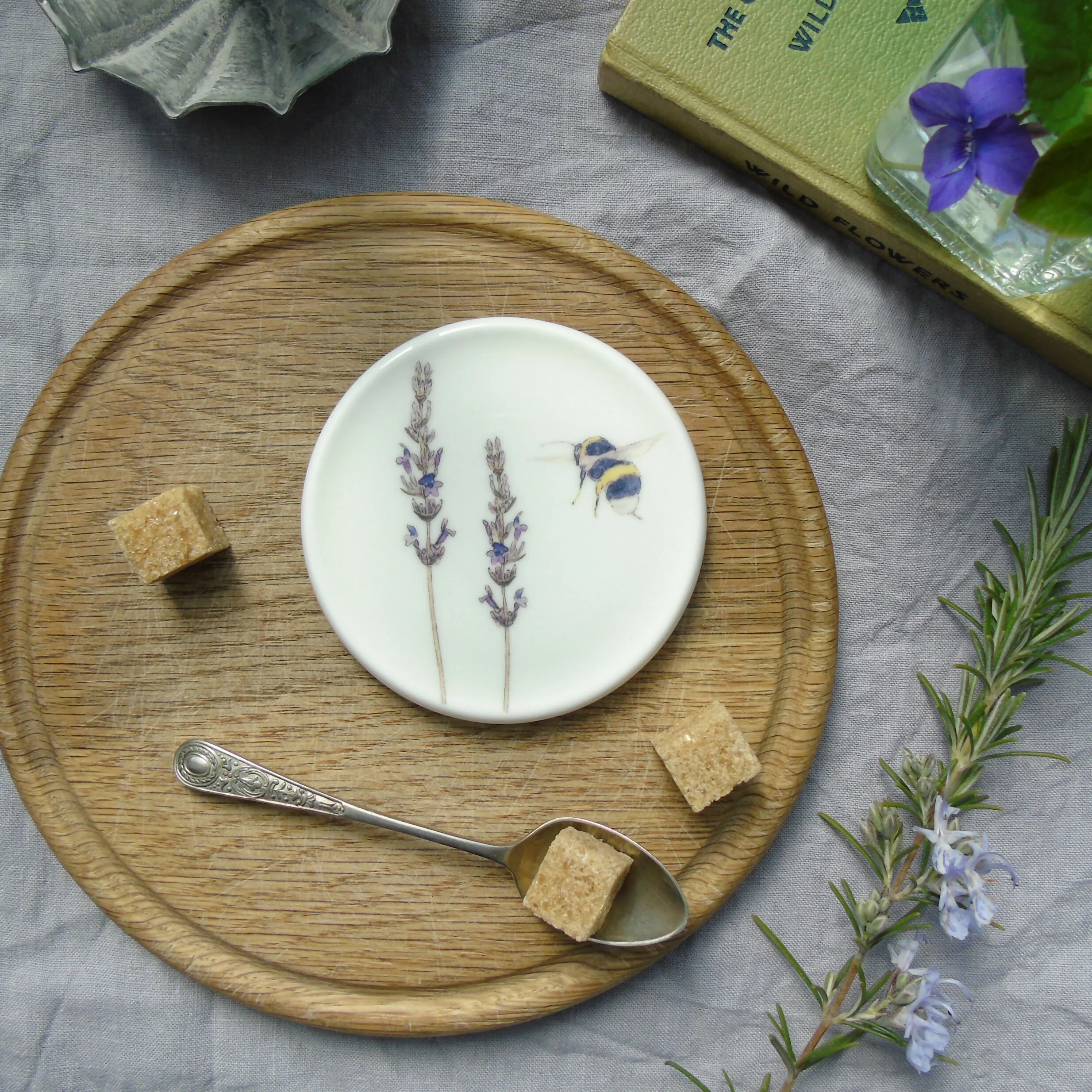 Lavender and Bee Coaster - Image 3