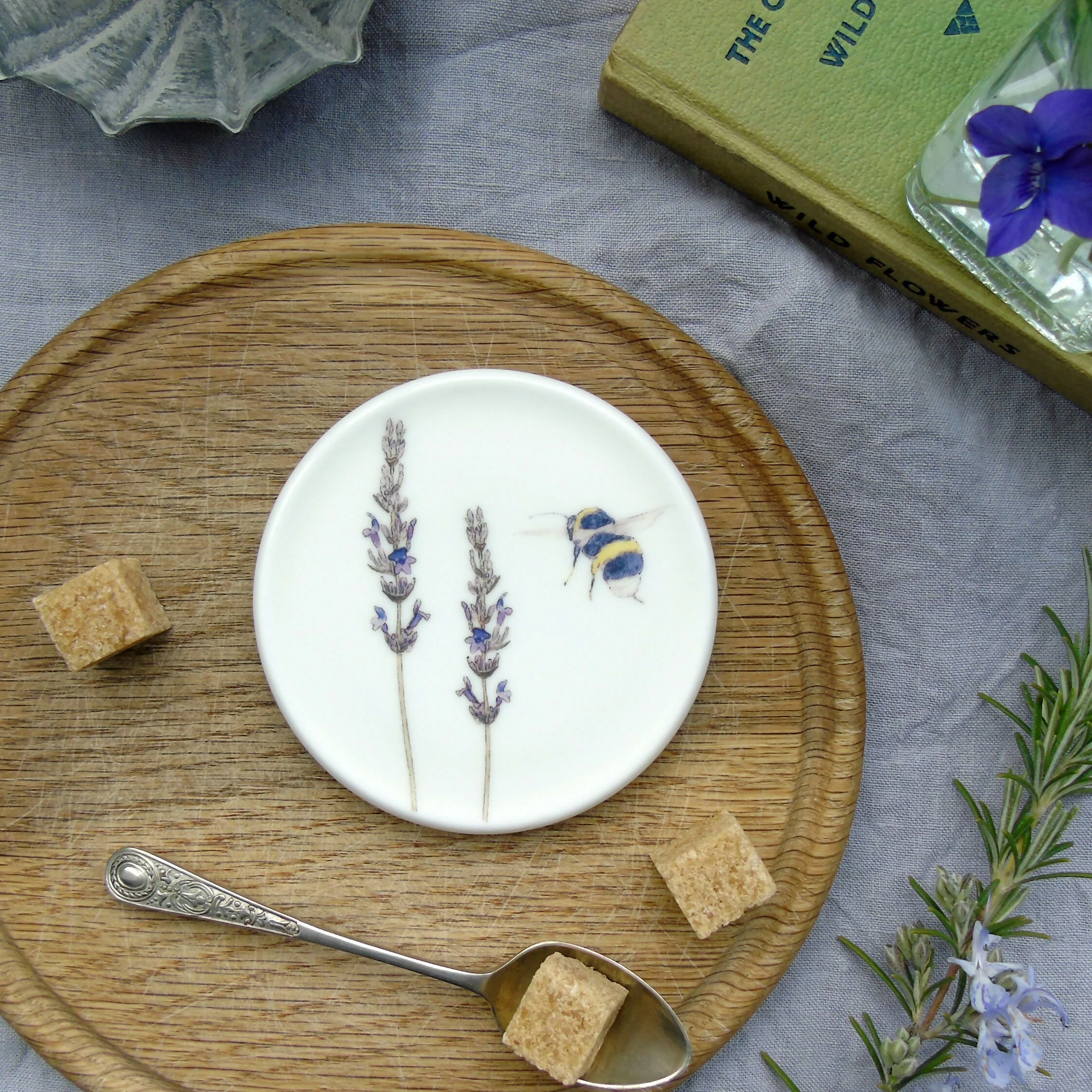 Lavender and Bee Coaster - Image 4