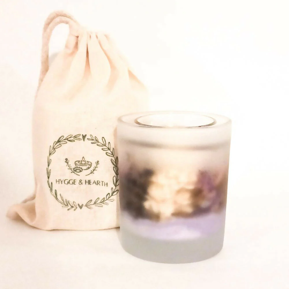 Lavender Haze Frosted Botanical Candle - Image 2