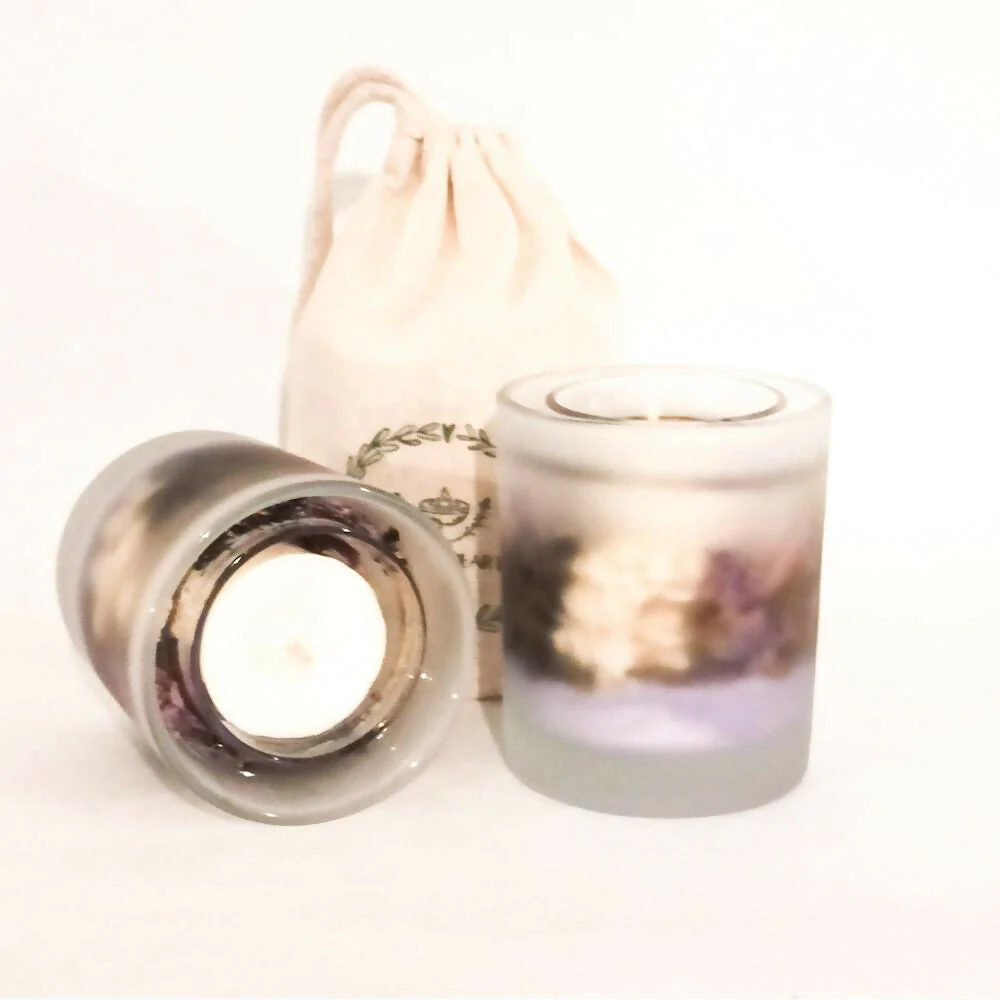 Lavender Haze Frosted Botanical Candle - Image 4