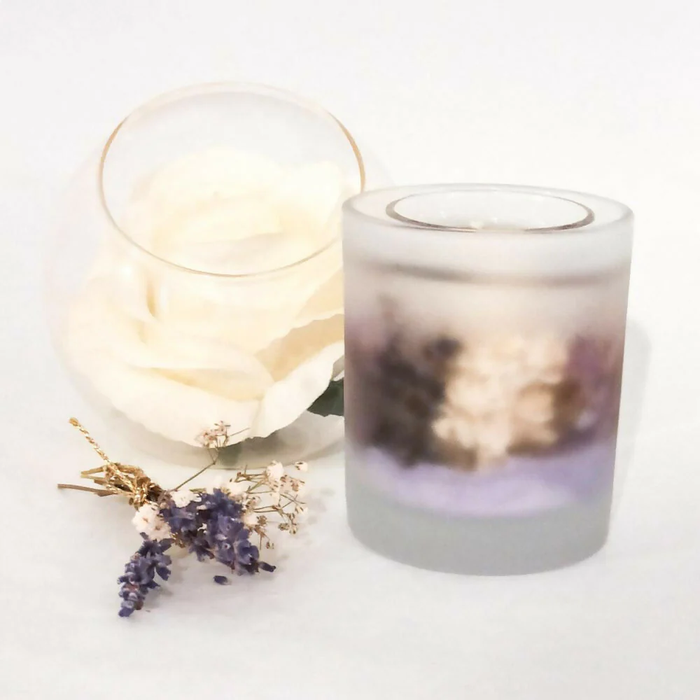 Lavender Haze Frosted Botanical Candle - Image 5