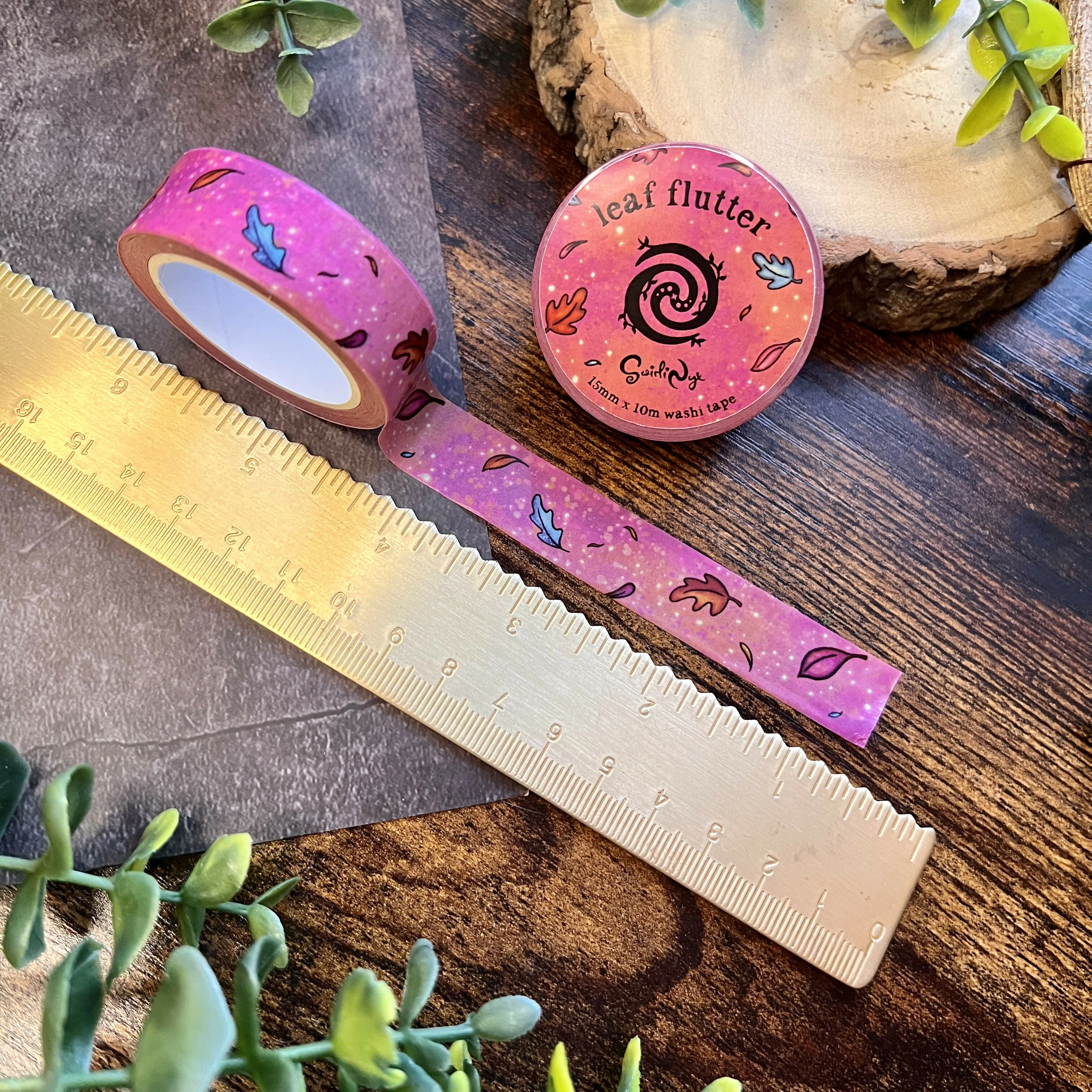 Leaf Flutter Washi Tape - Image 2