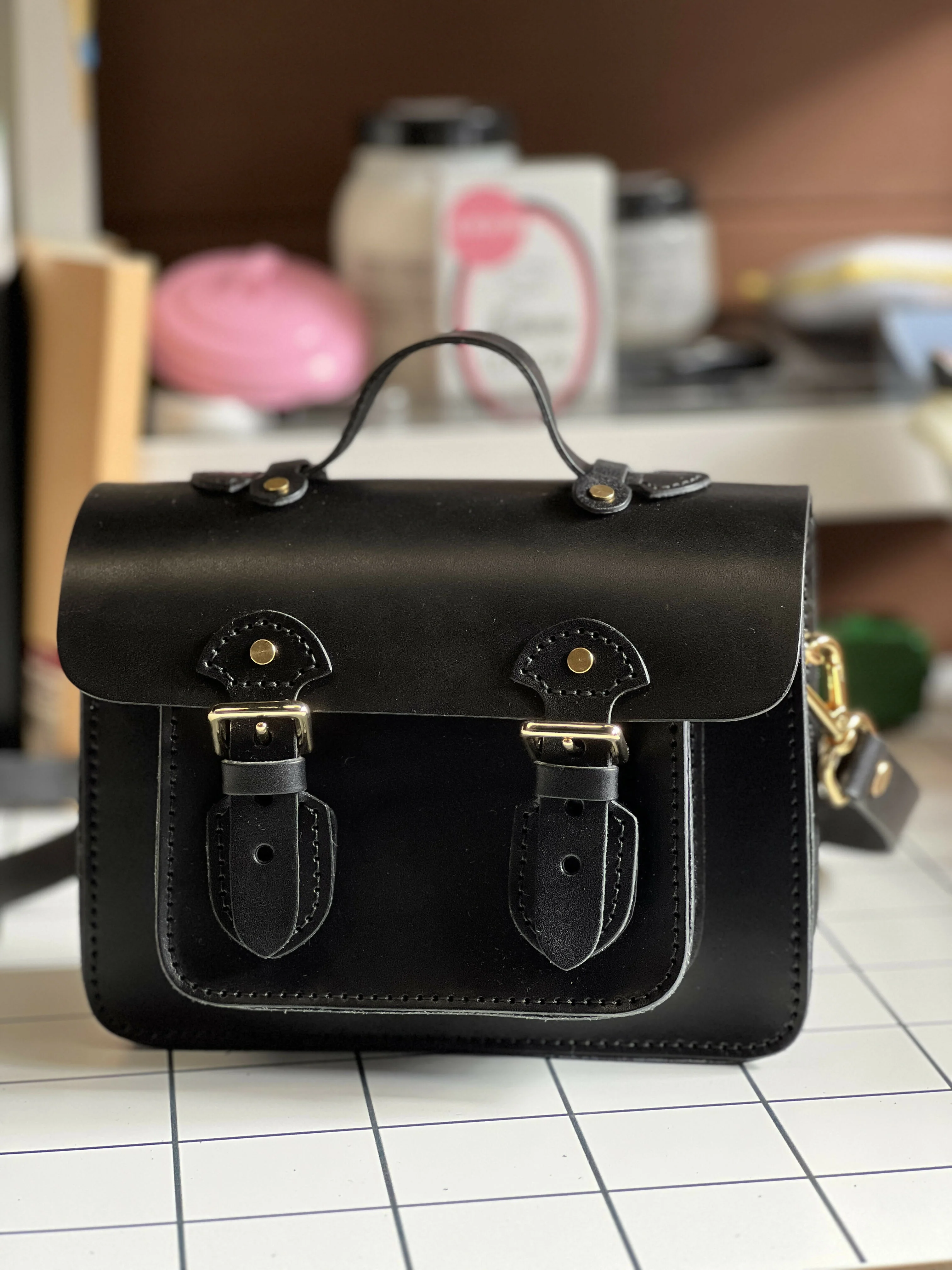 Leather Crafted Satchel - Image 3