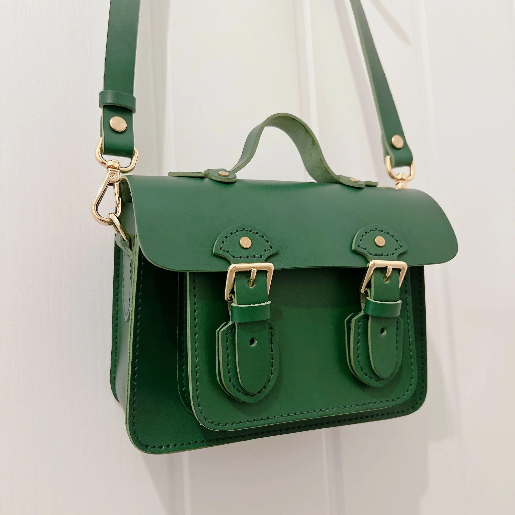 Leather Crafted Satchel - Image 6