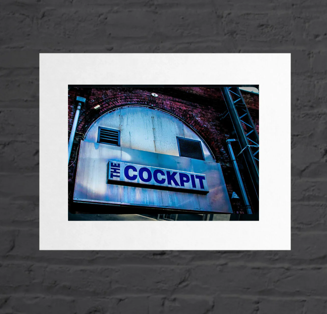 Leeds Cockpit Colour Mounted Print