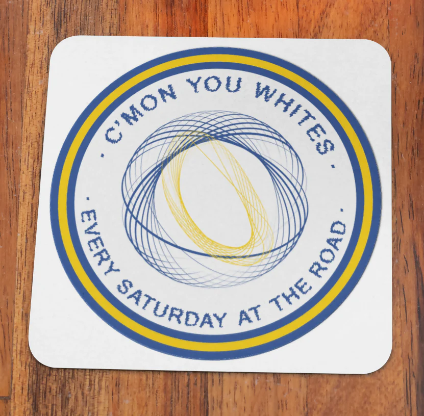 Leeds Utd Coaster THE WHITES Design SET OF 4 - Image 5