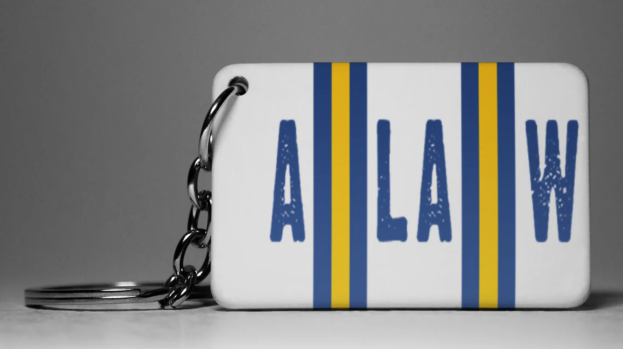 Leeds Utd Keyring ALAW Design - Image 2