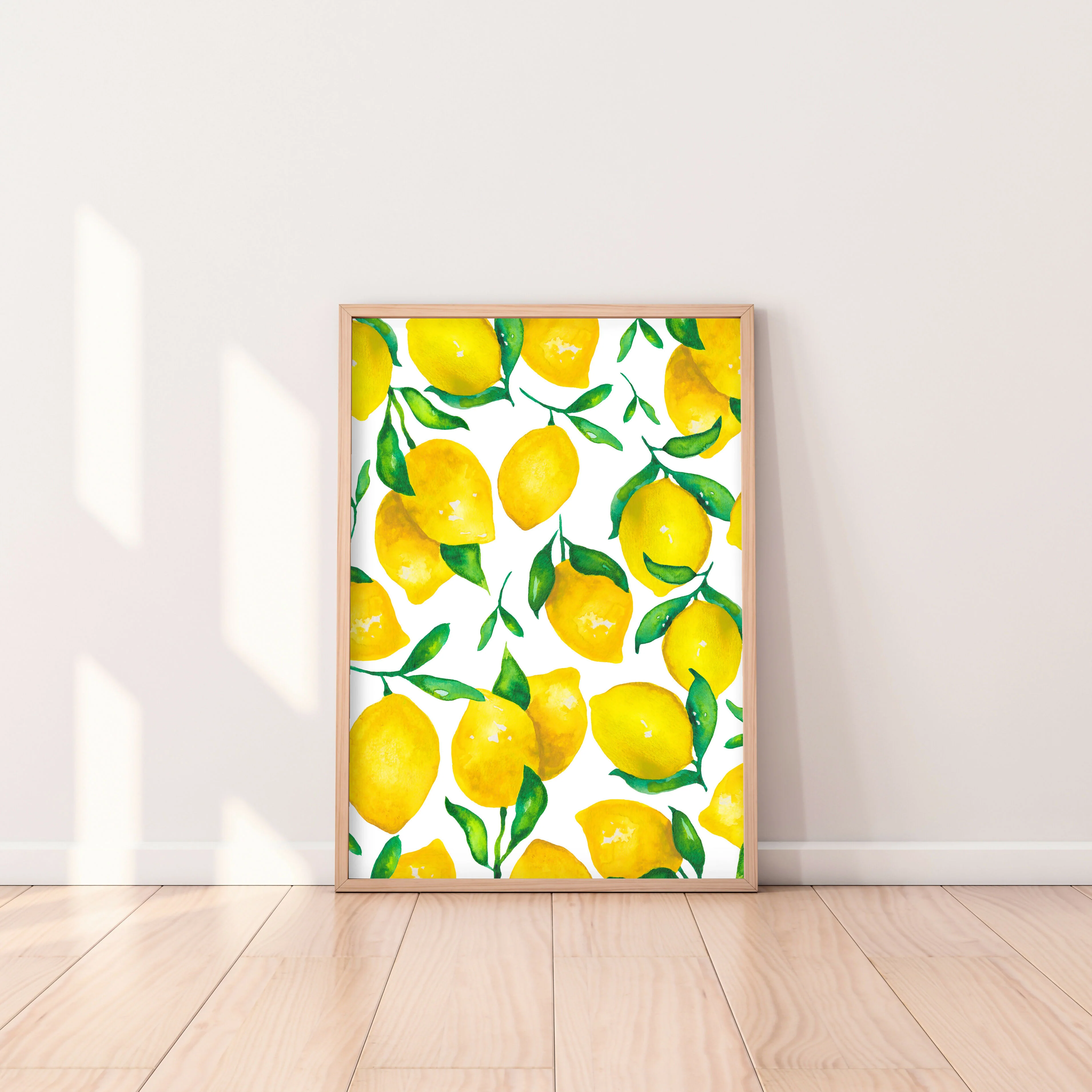Lemons A4 Art Print
