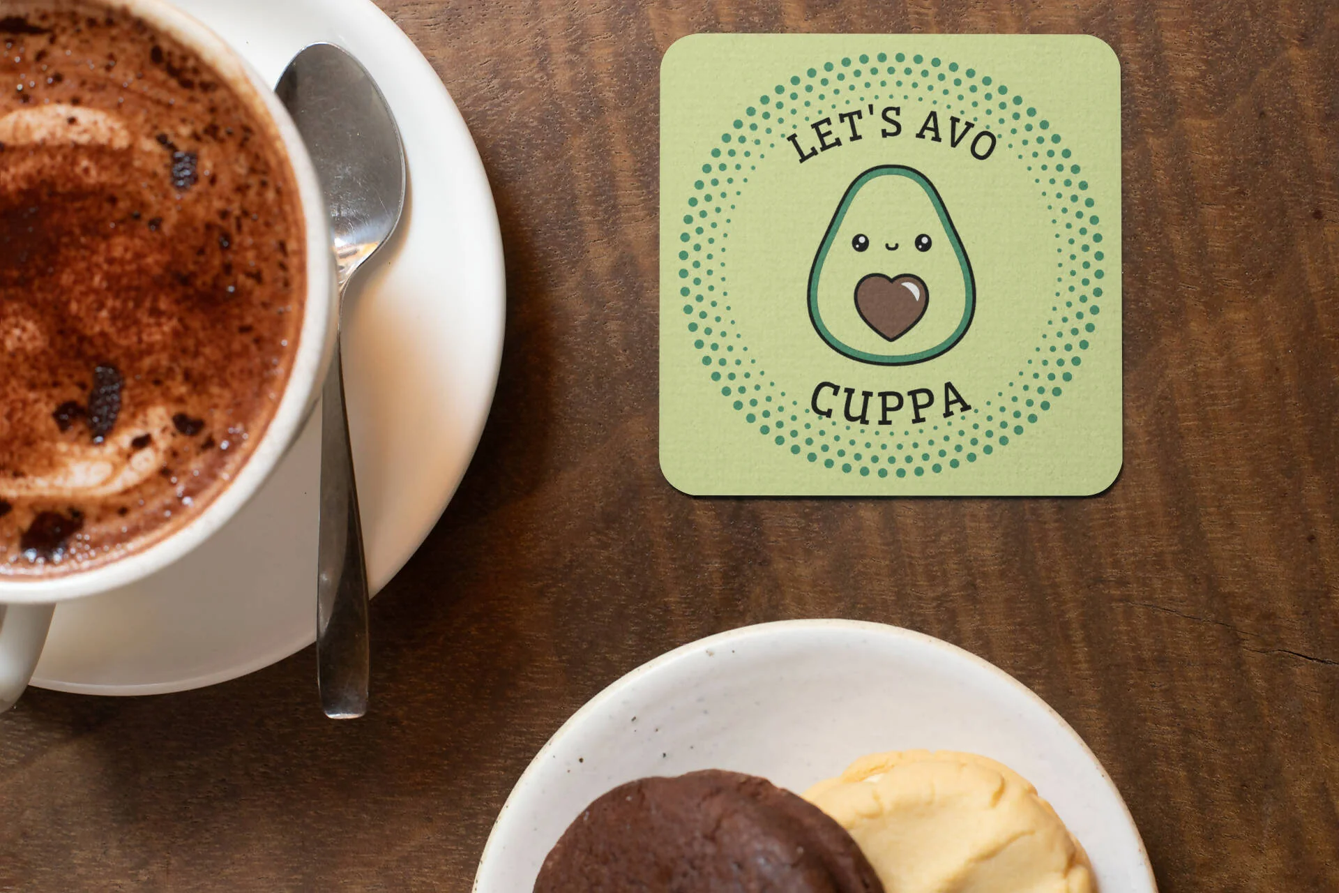 Lets Avo Cuppa Avocado Fun Coaster - Image 2