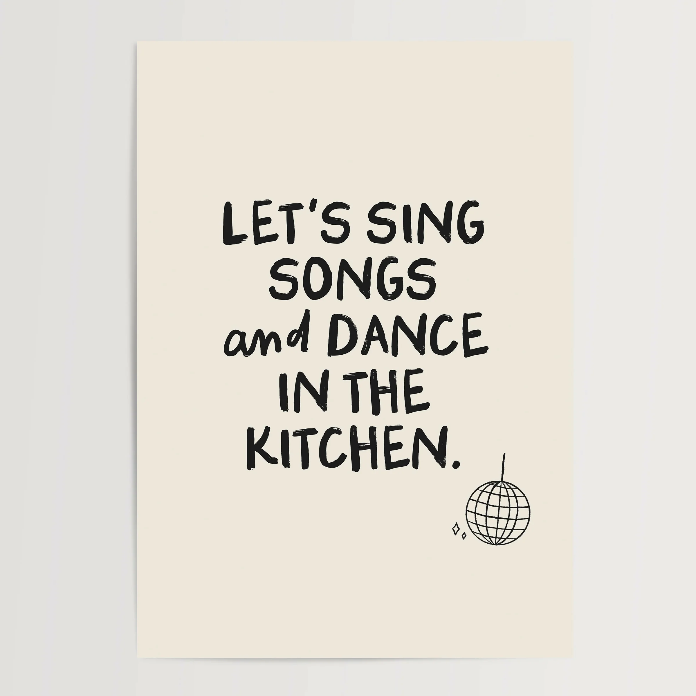 Let's Sing Songs Print