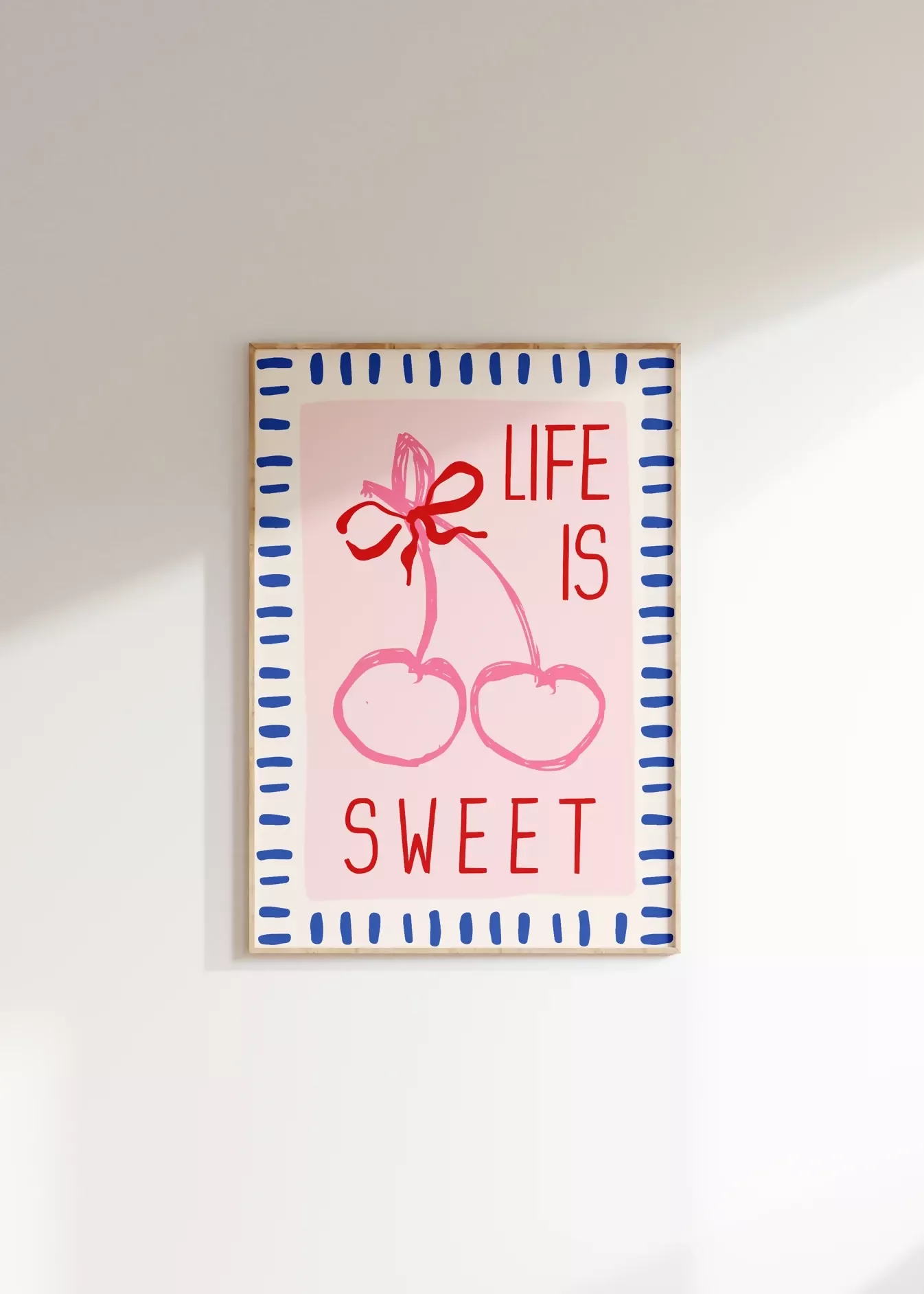 LIFE IS SWEET WALL ART PRINT - Image 2