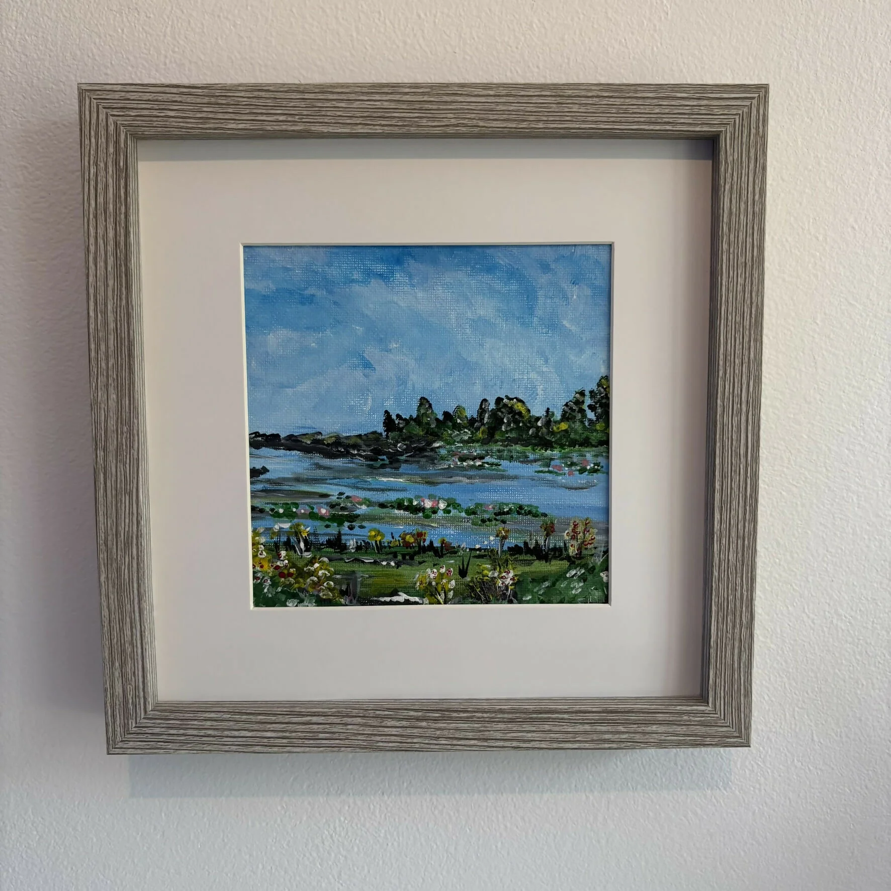 Lily Pond - Original Acrylic Painting