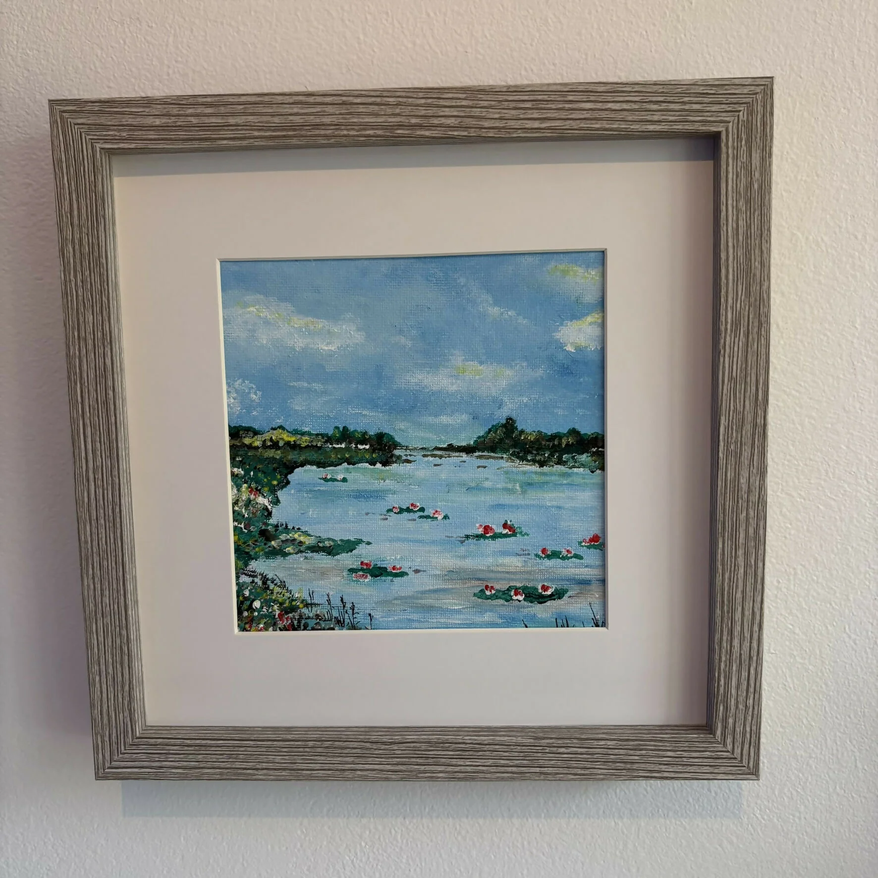 Lily Pond - Original Acrylic Painting