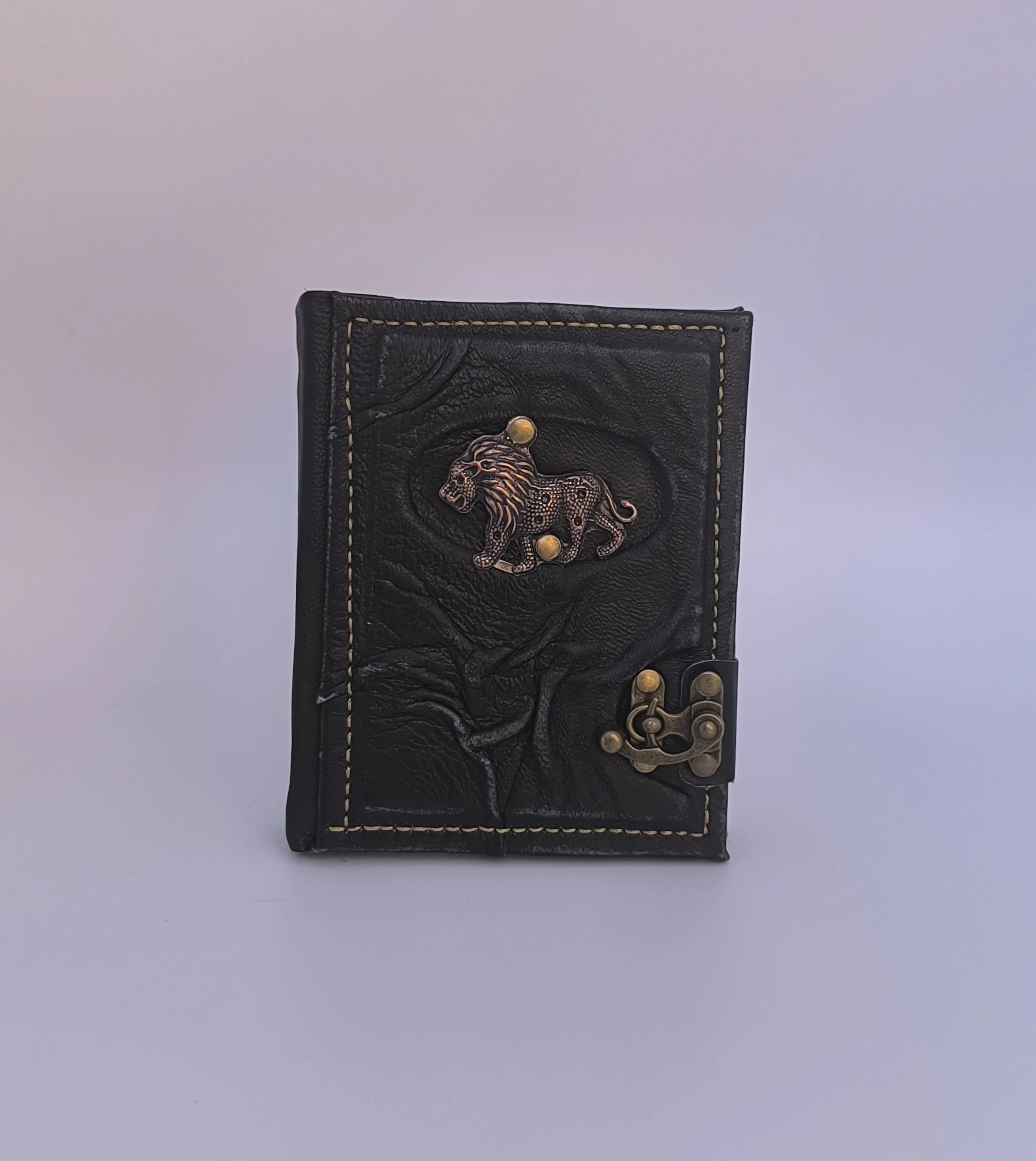 Lion Small Notebook with Plain Paper
