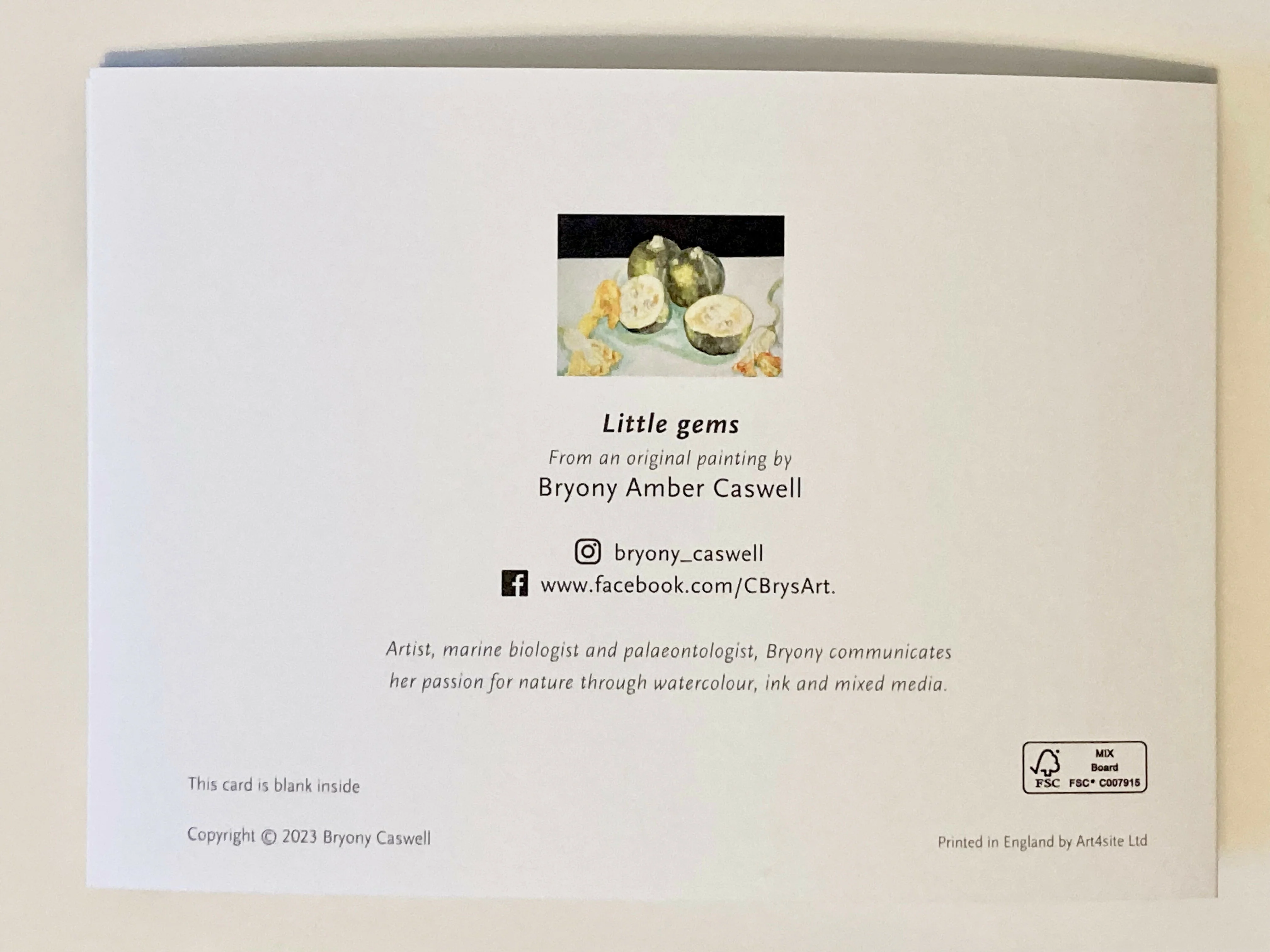 Little Gems - Greetings Card - Image 3
