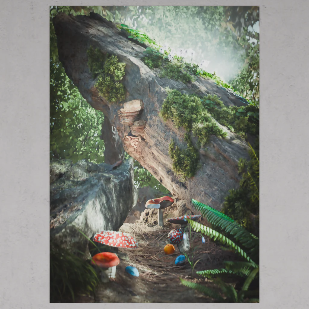 Log Pathway Print