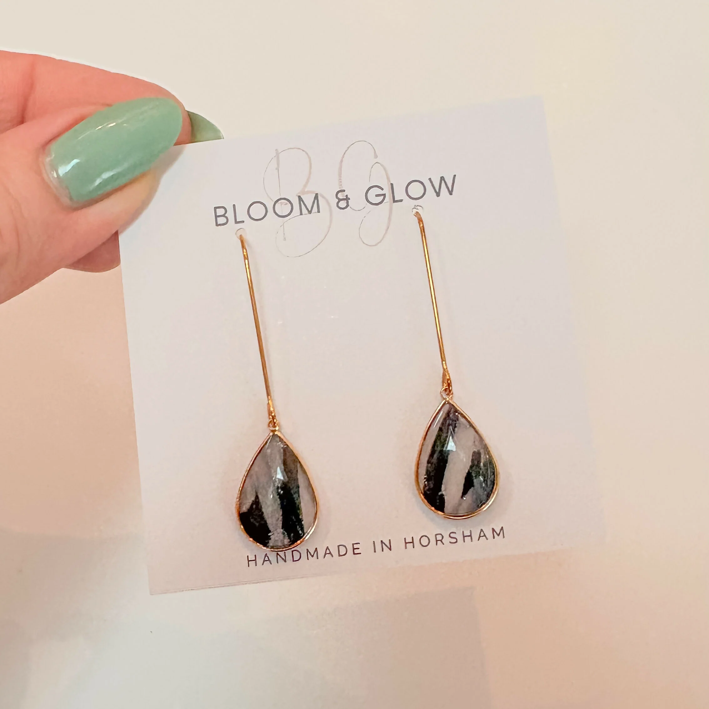 Long Teardrop Earrings - Image 7