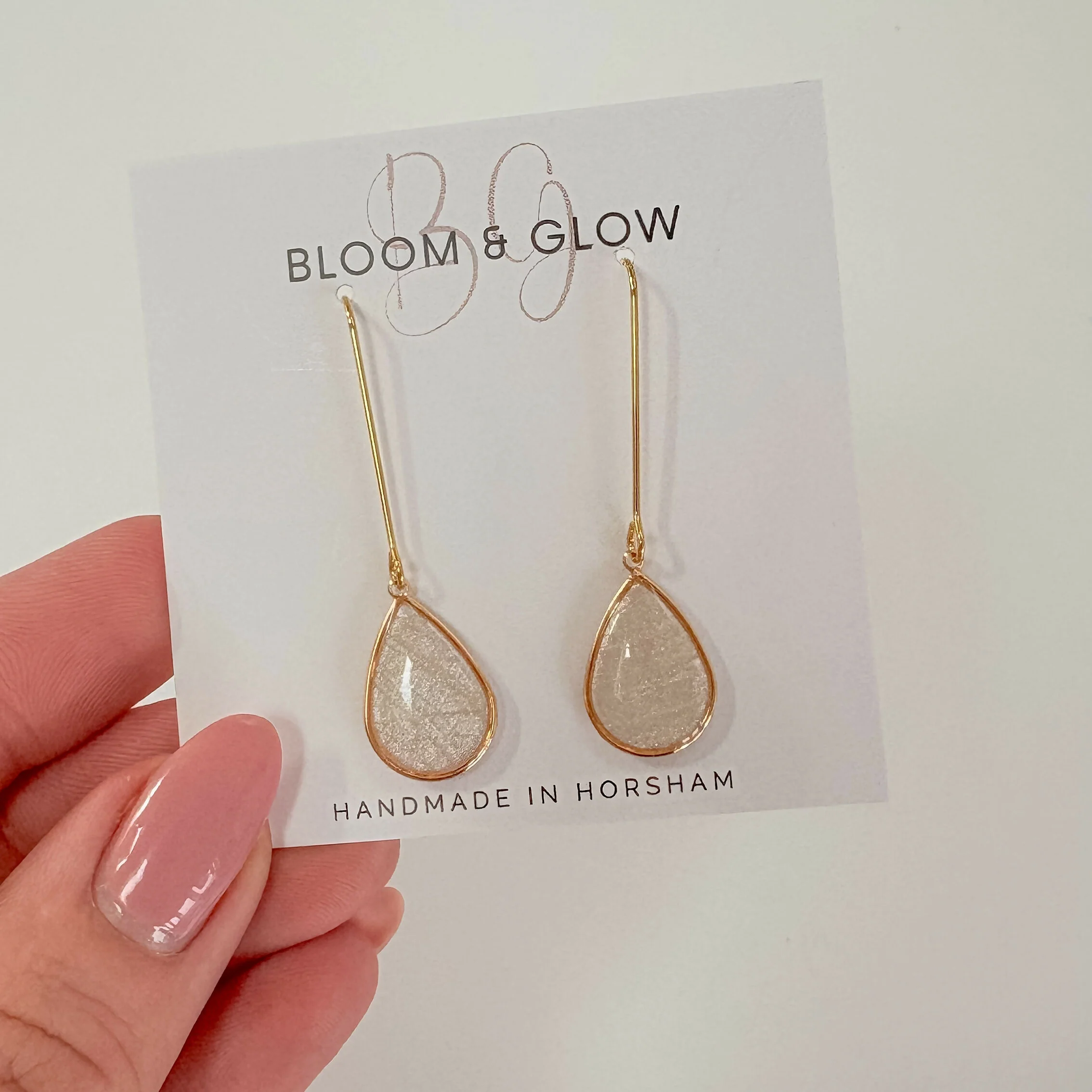 Long Teardrop Earrings - Image 8