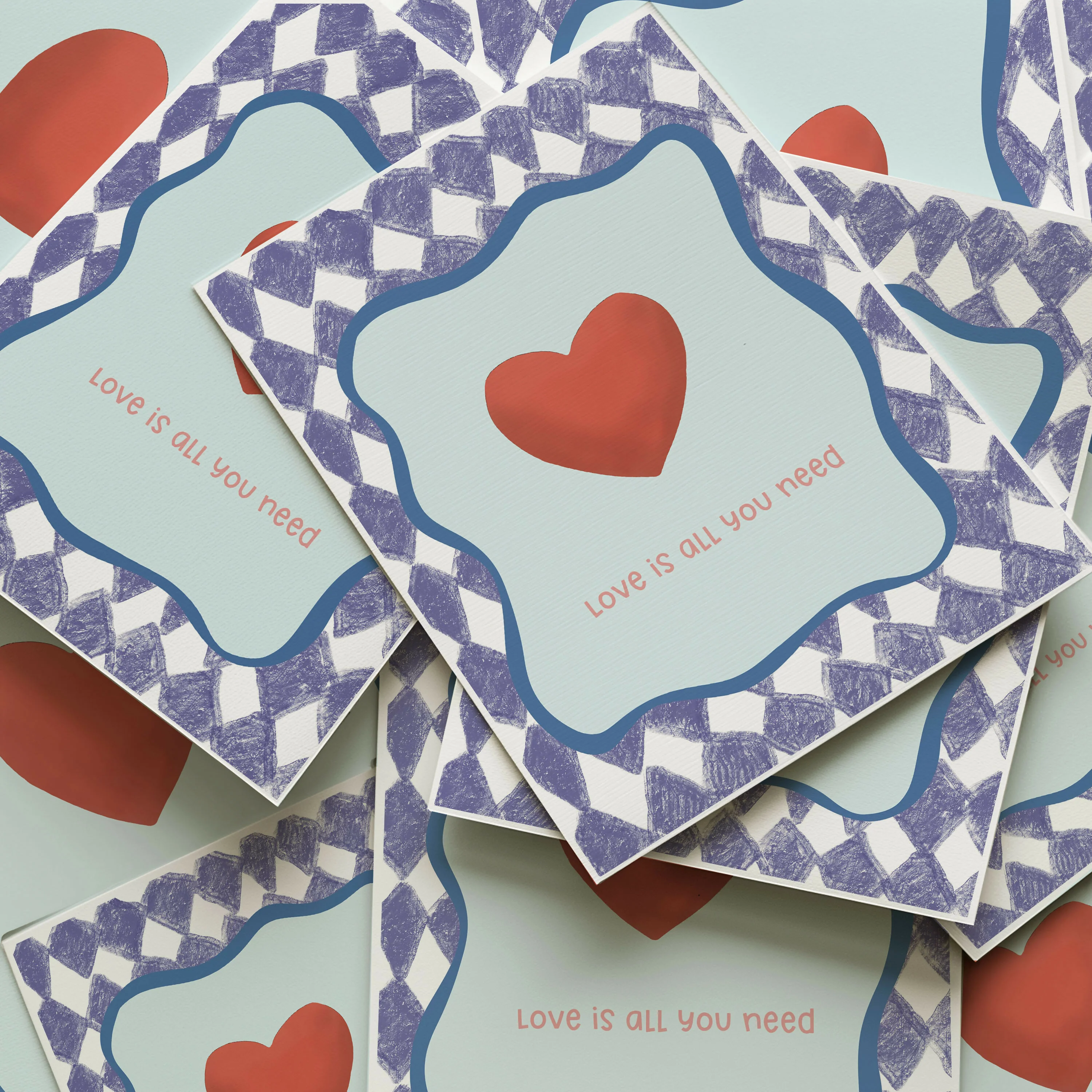 LOVE IS ALL YOU NEED ARTWORK PRINT - Image 2