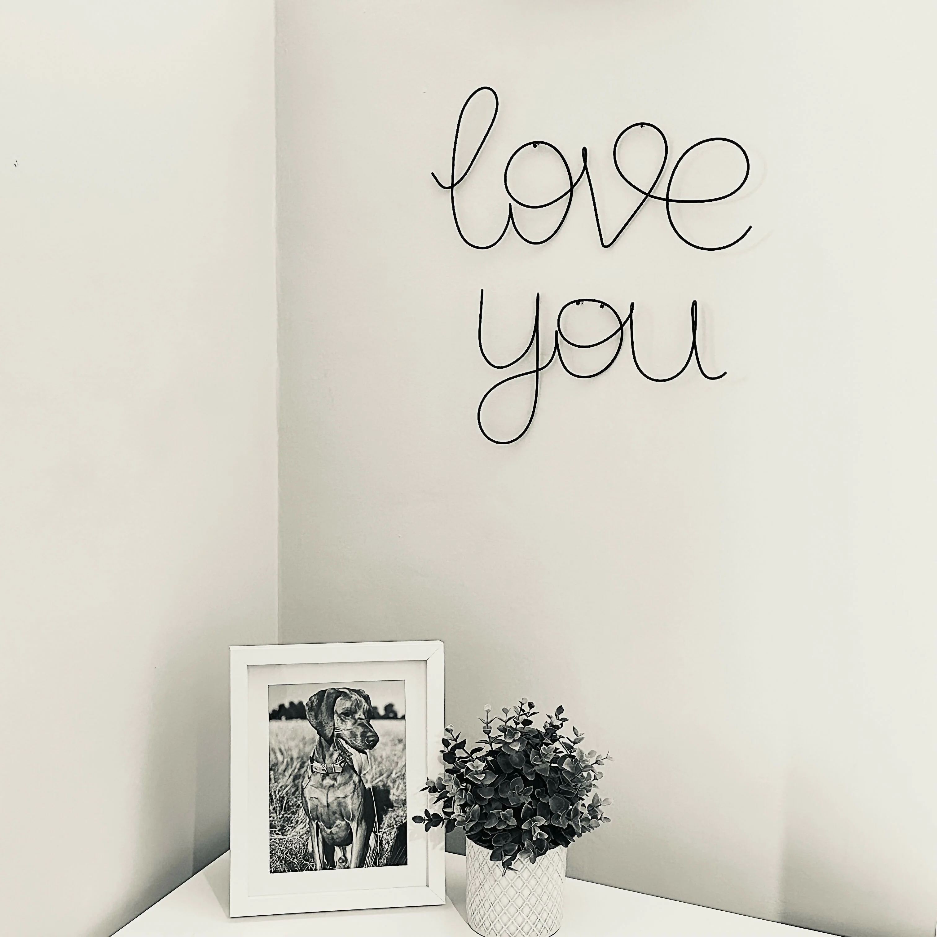 Love You Wire Sign - Image 2