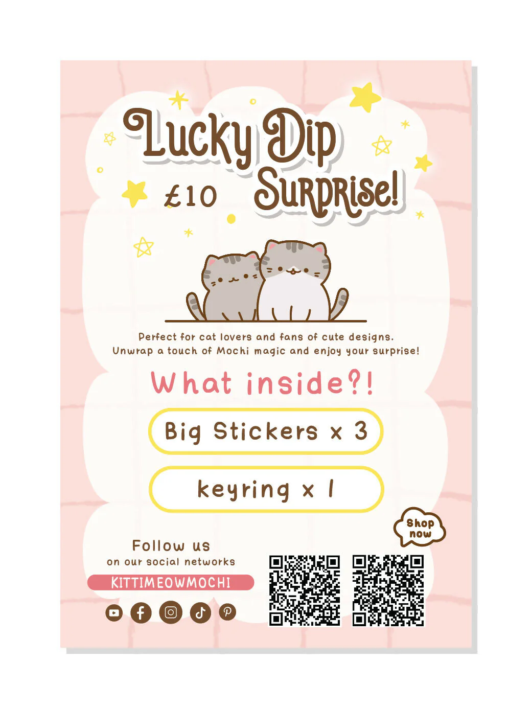 Lucky Dip - Keyring & Stickers