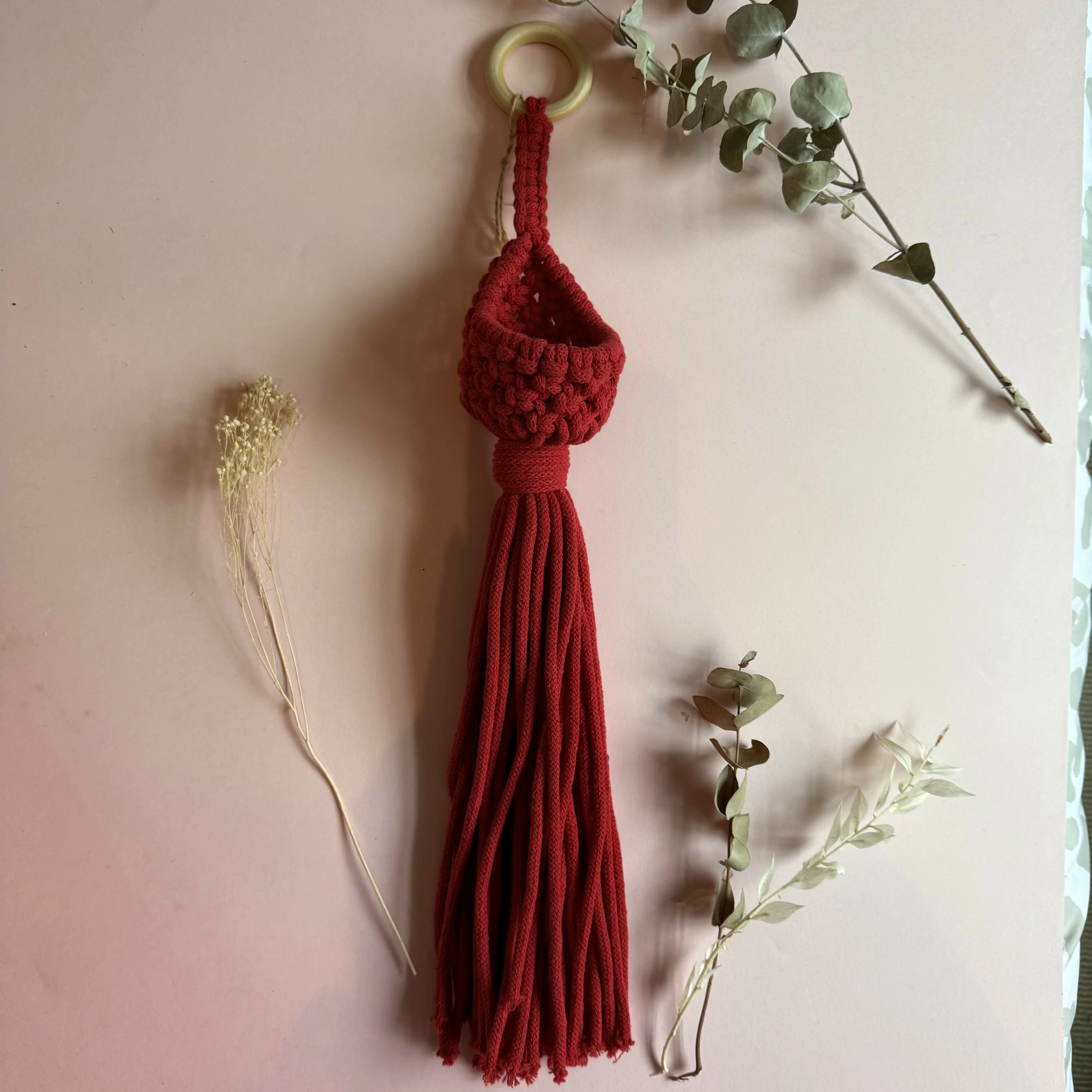 Macrame Plant Pod Hanger - Image 7